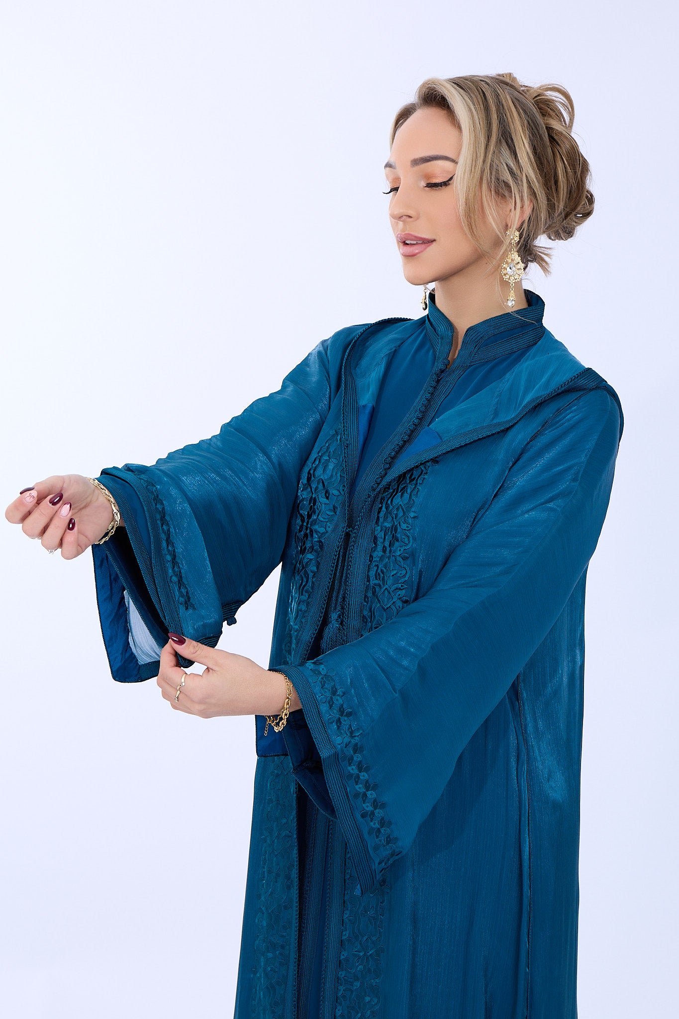 Jalaba Najla Blue Petrol