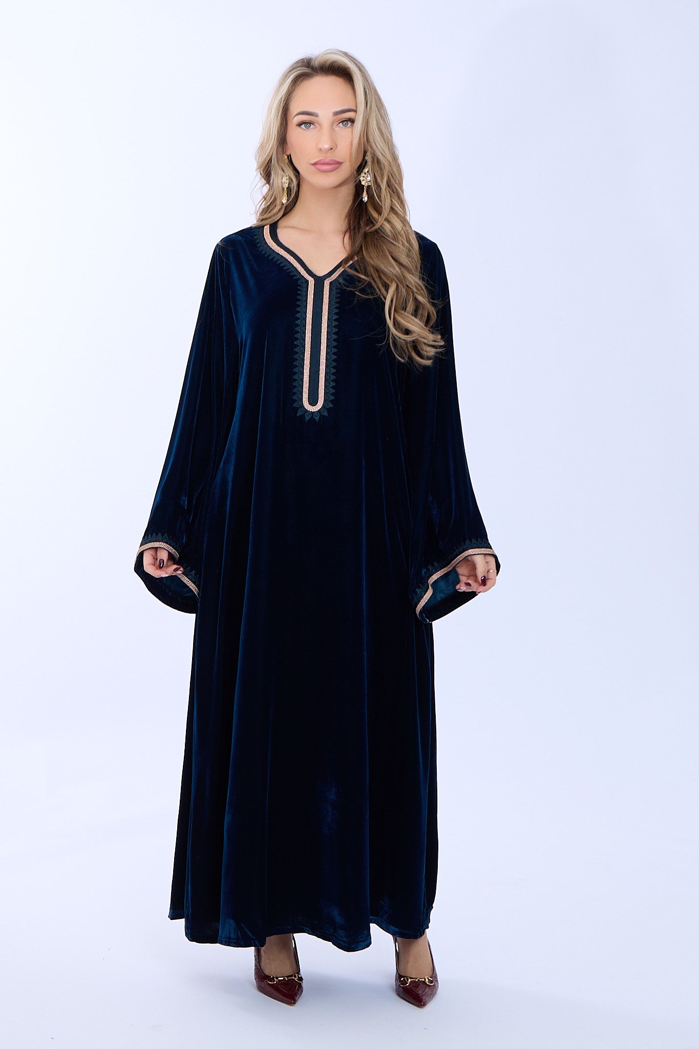 Caftan Dania Blue Pertrol