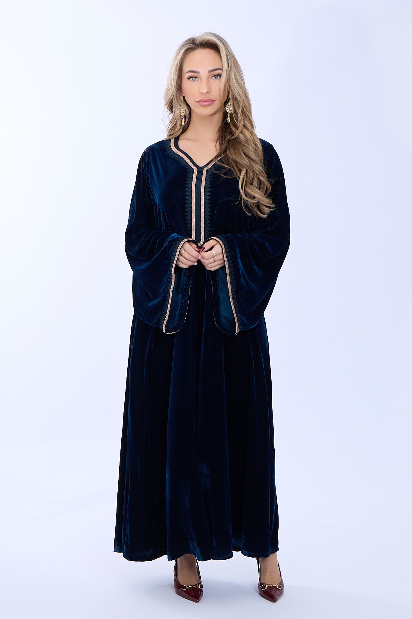 Caftan Dania Blue Pertrol