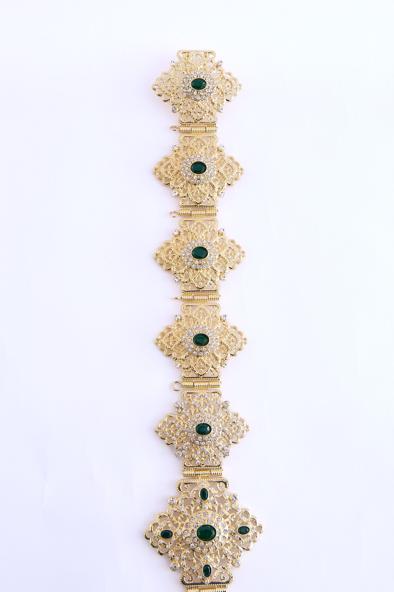 Shin Gold/Darkgreen Belt