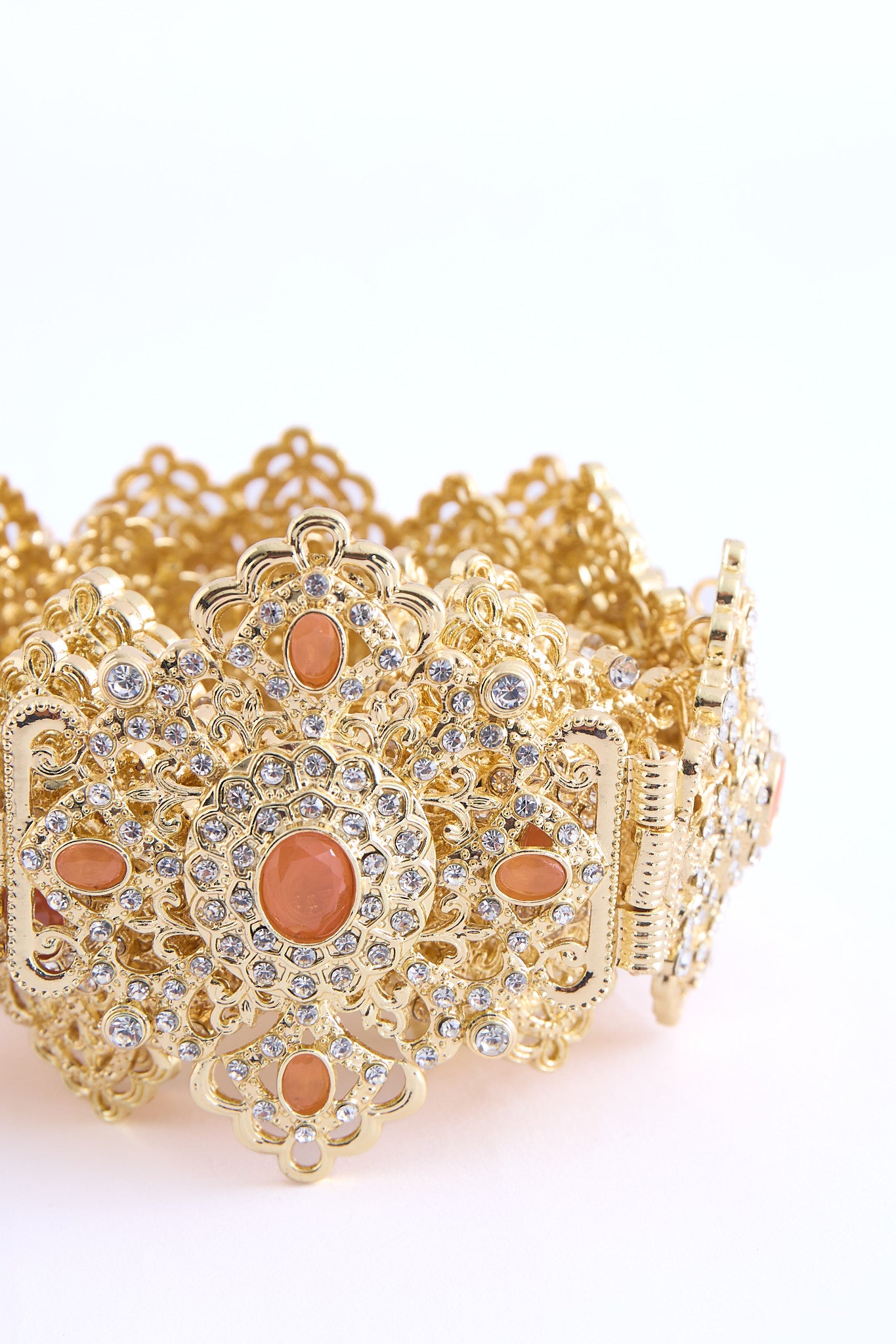 Shin Gold/Salmon Belt