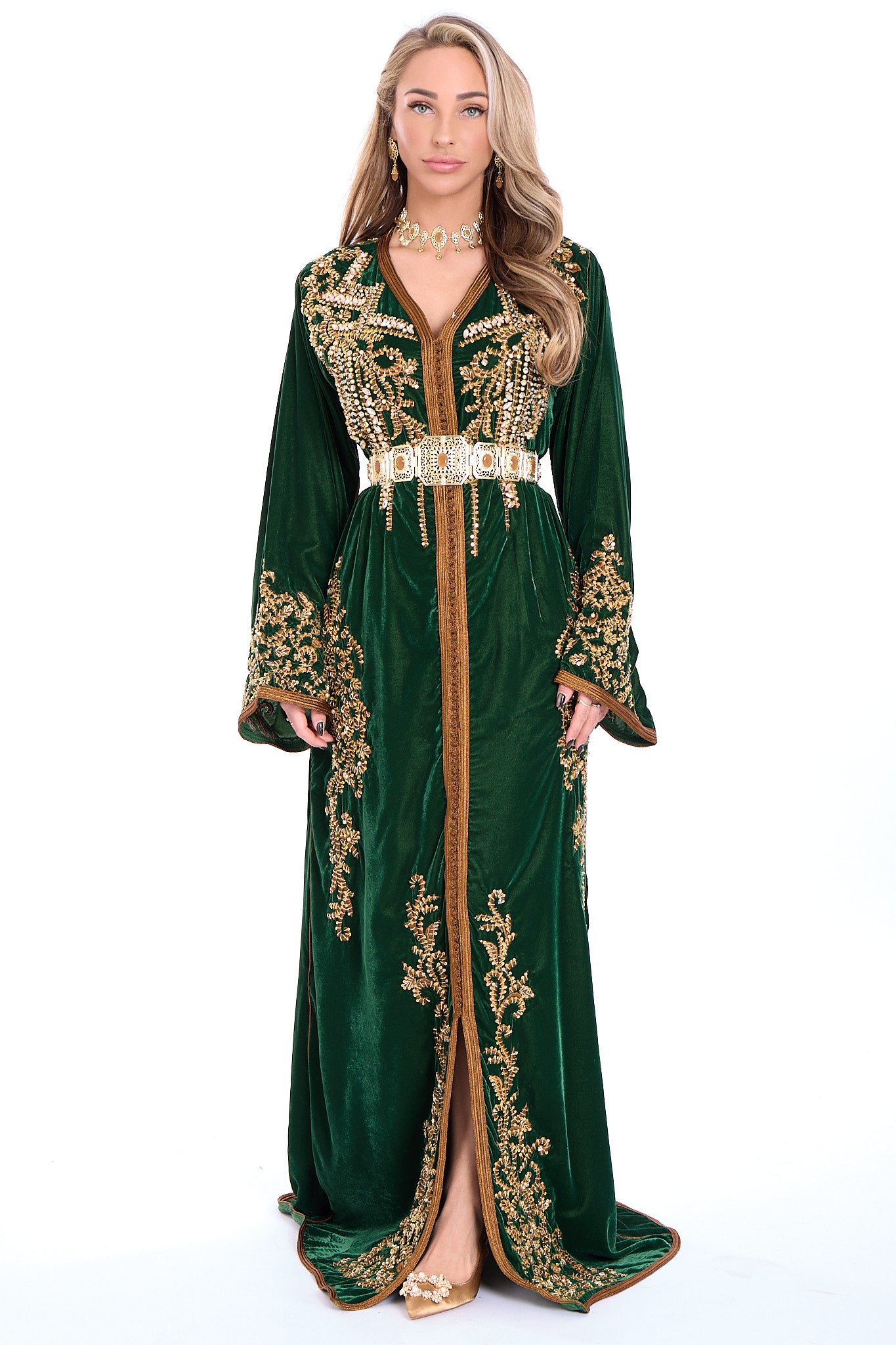 Caftan Abeer Olivegreen