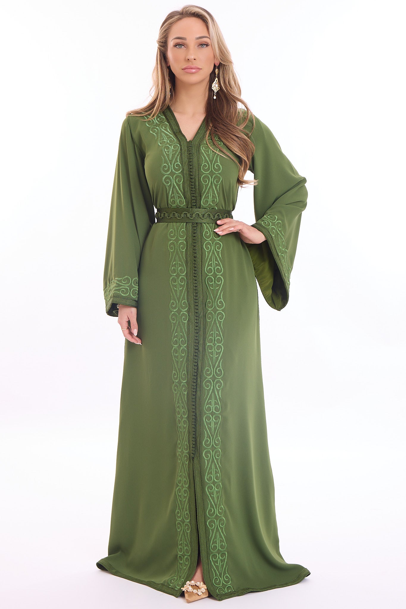 Caftan Fana Olivegreen