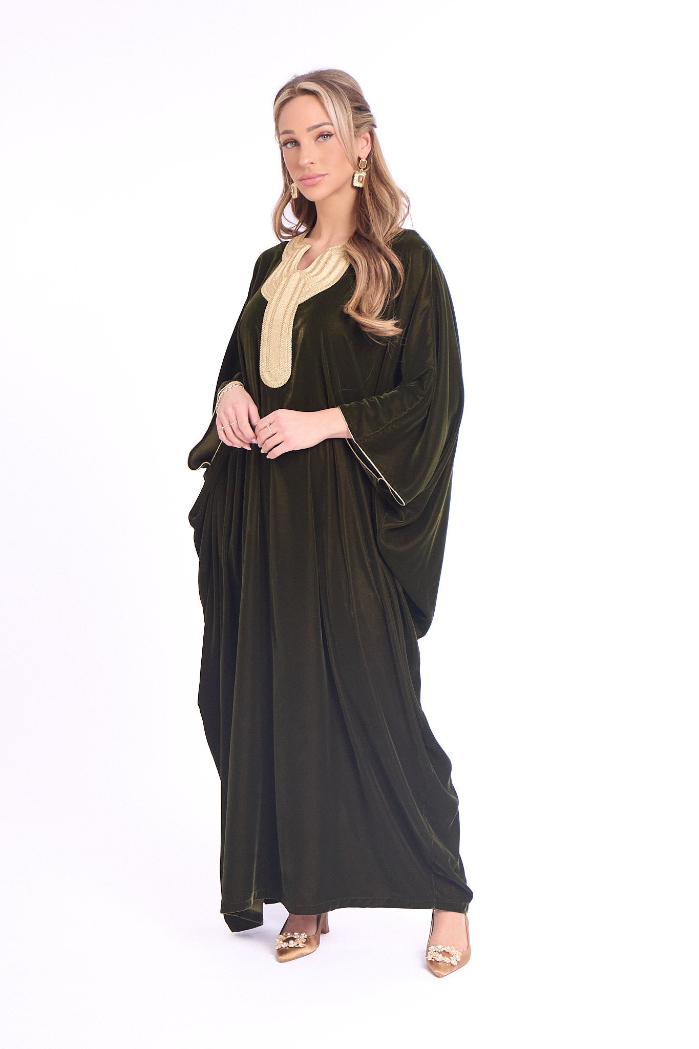 Caftan Omana Olivegreen