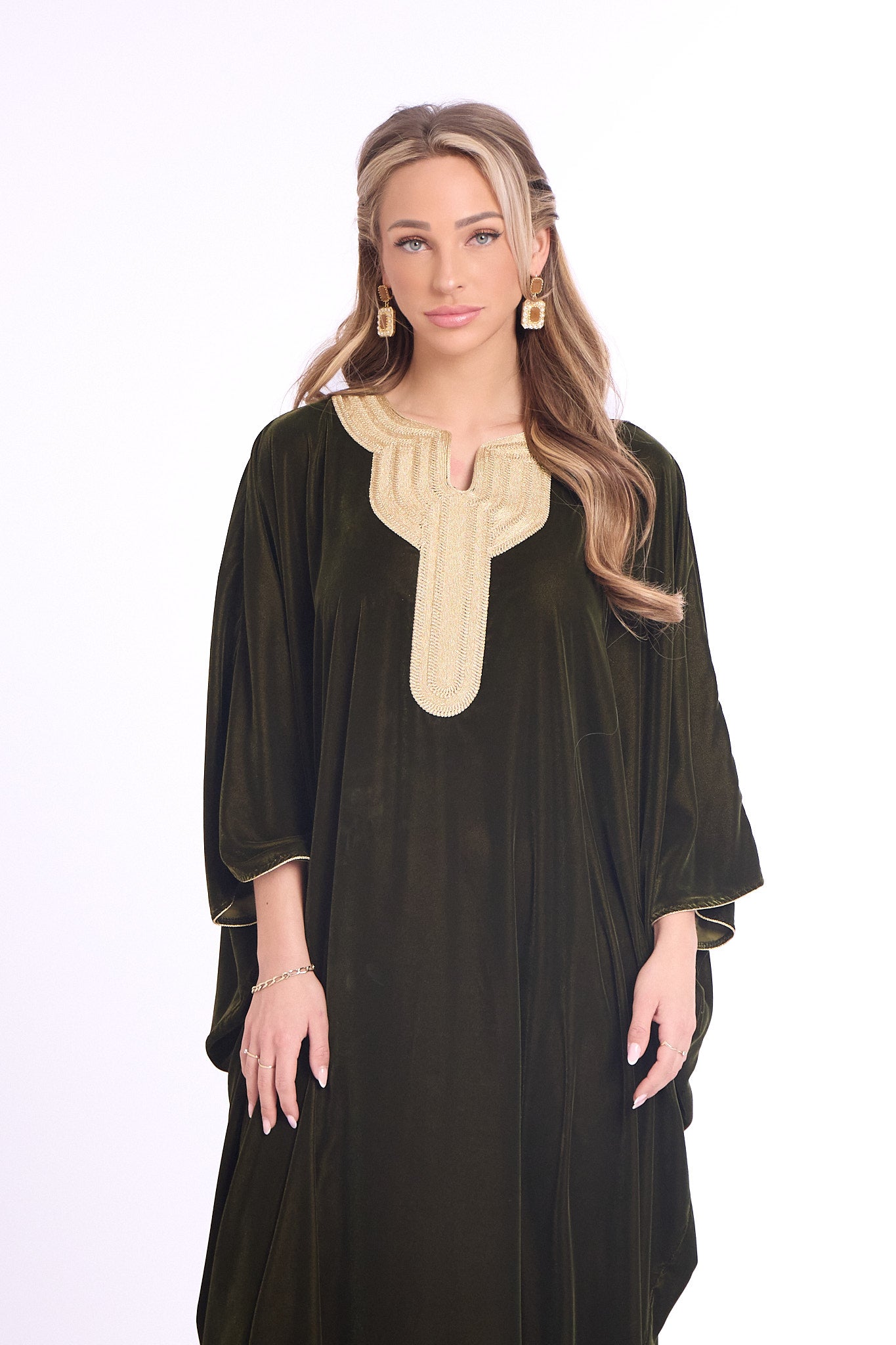 Caftan Omana Olivegreen