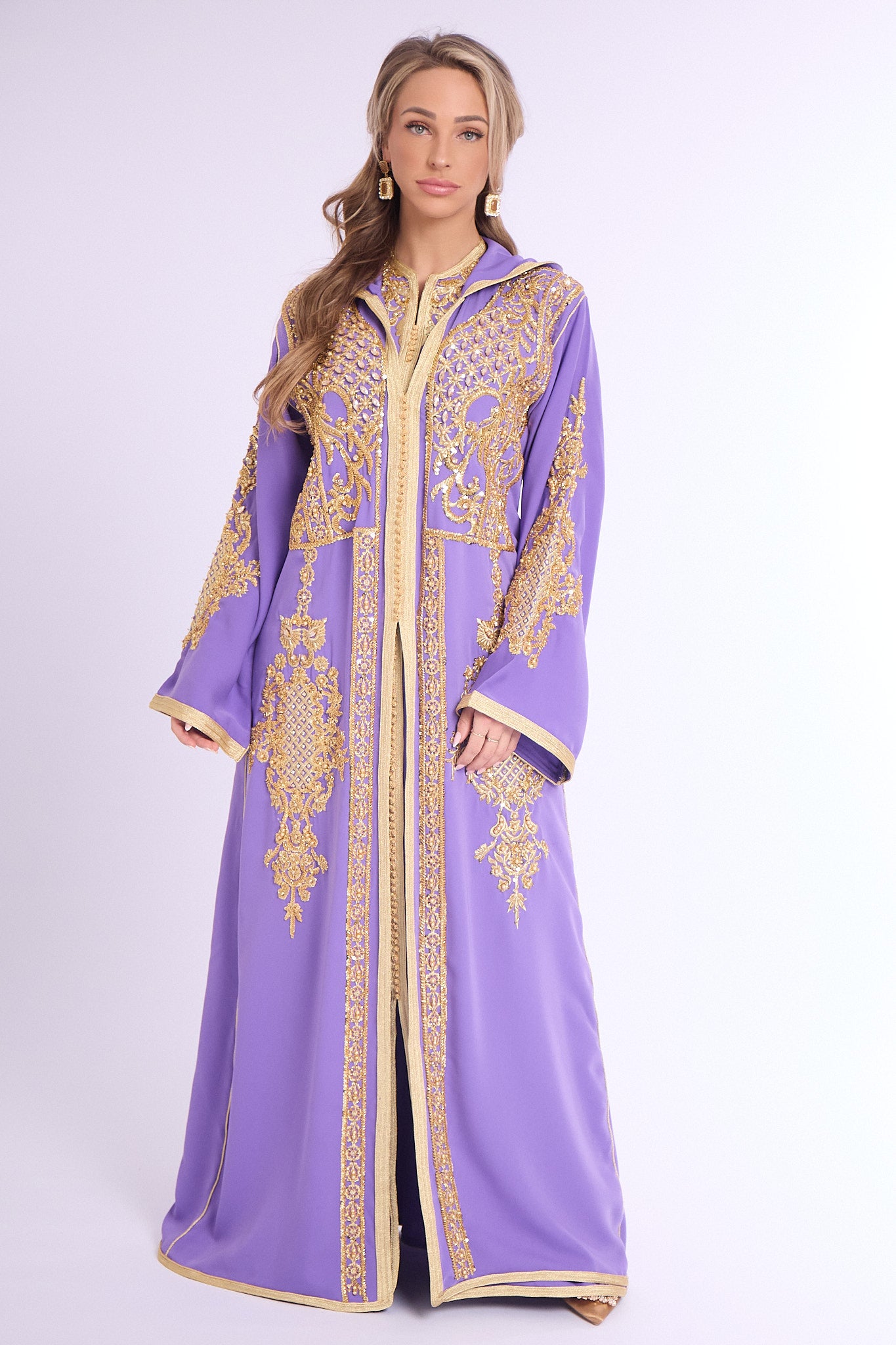 Exclusive Jalaba Soha Lilac