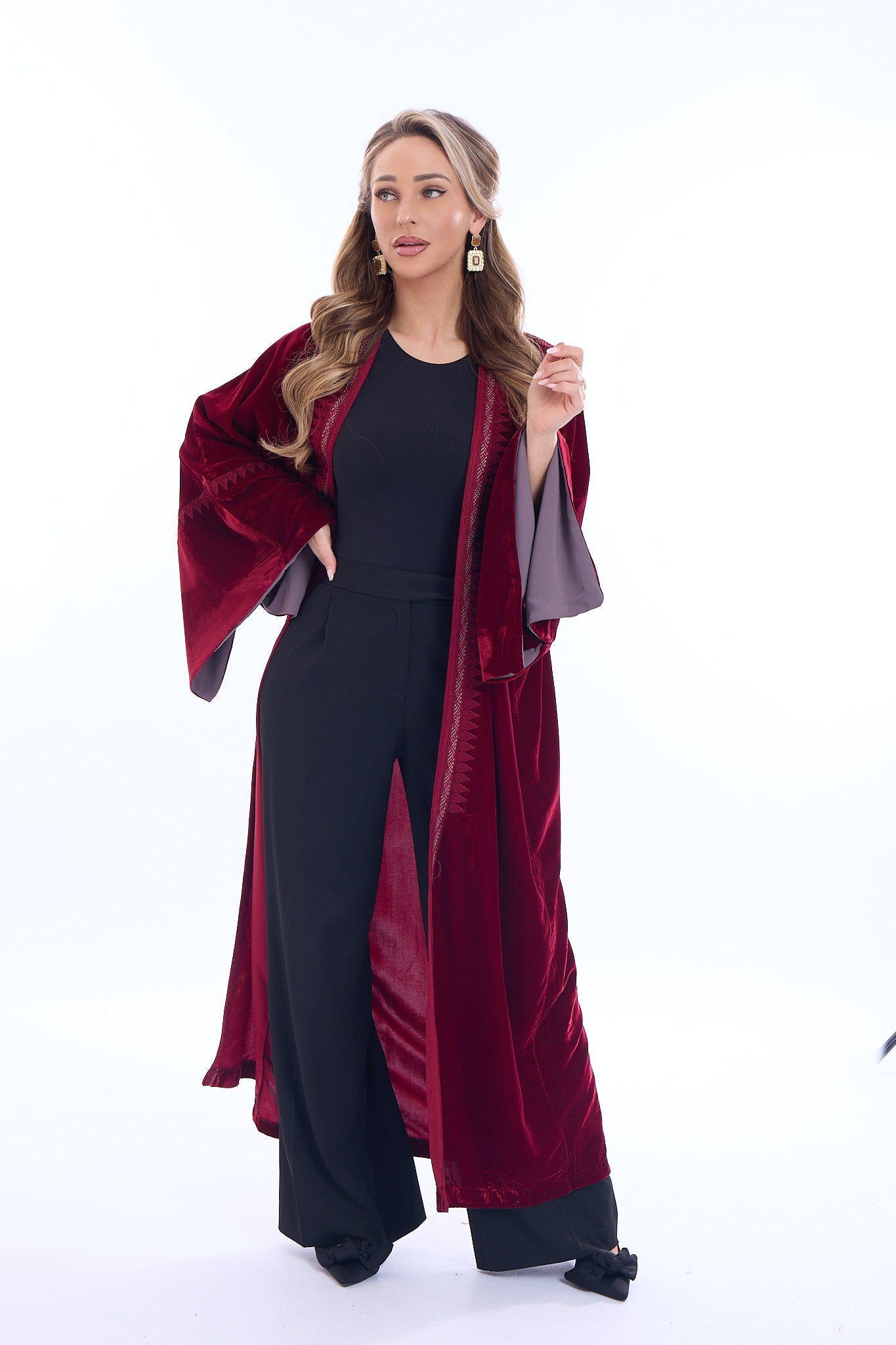 Kimono Celine Bordeaux