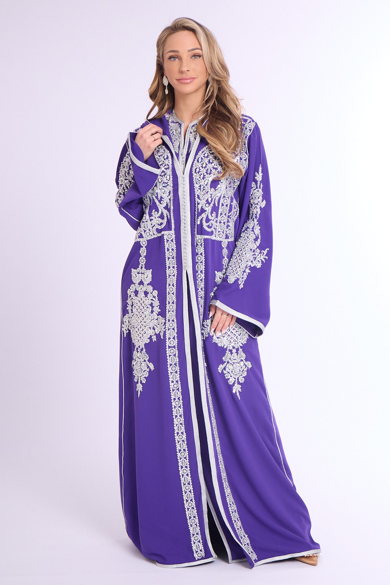 Exclusive Jalaba Soha Purple