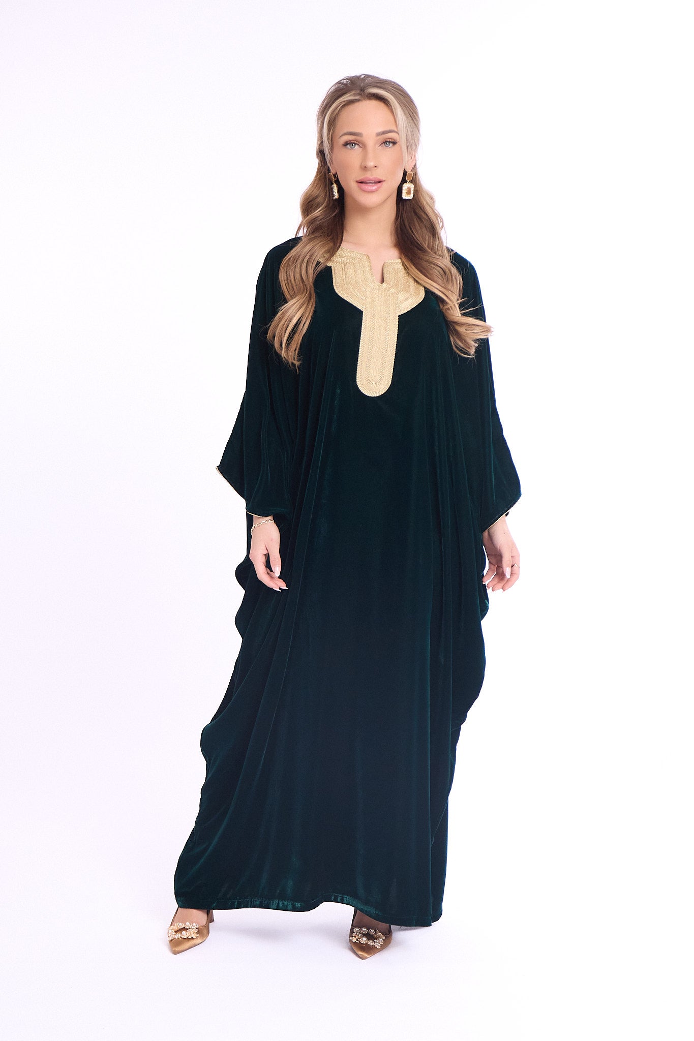 Caftan Omana Blue Petrol