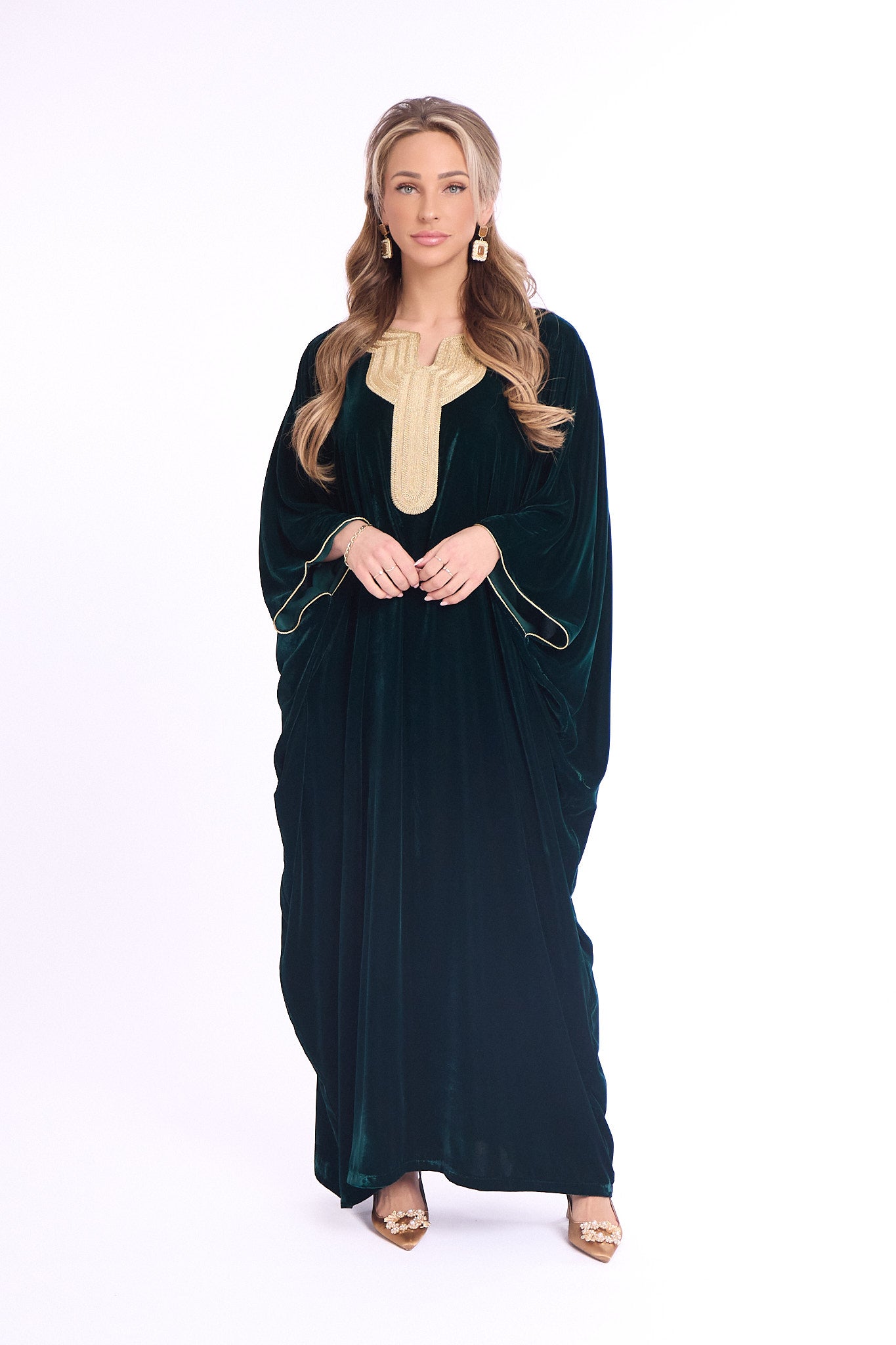 Caftan Omana Blue Petrol