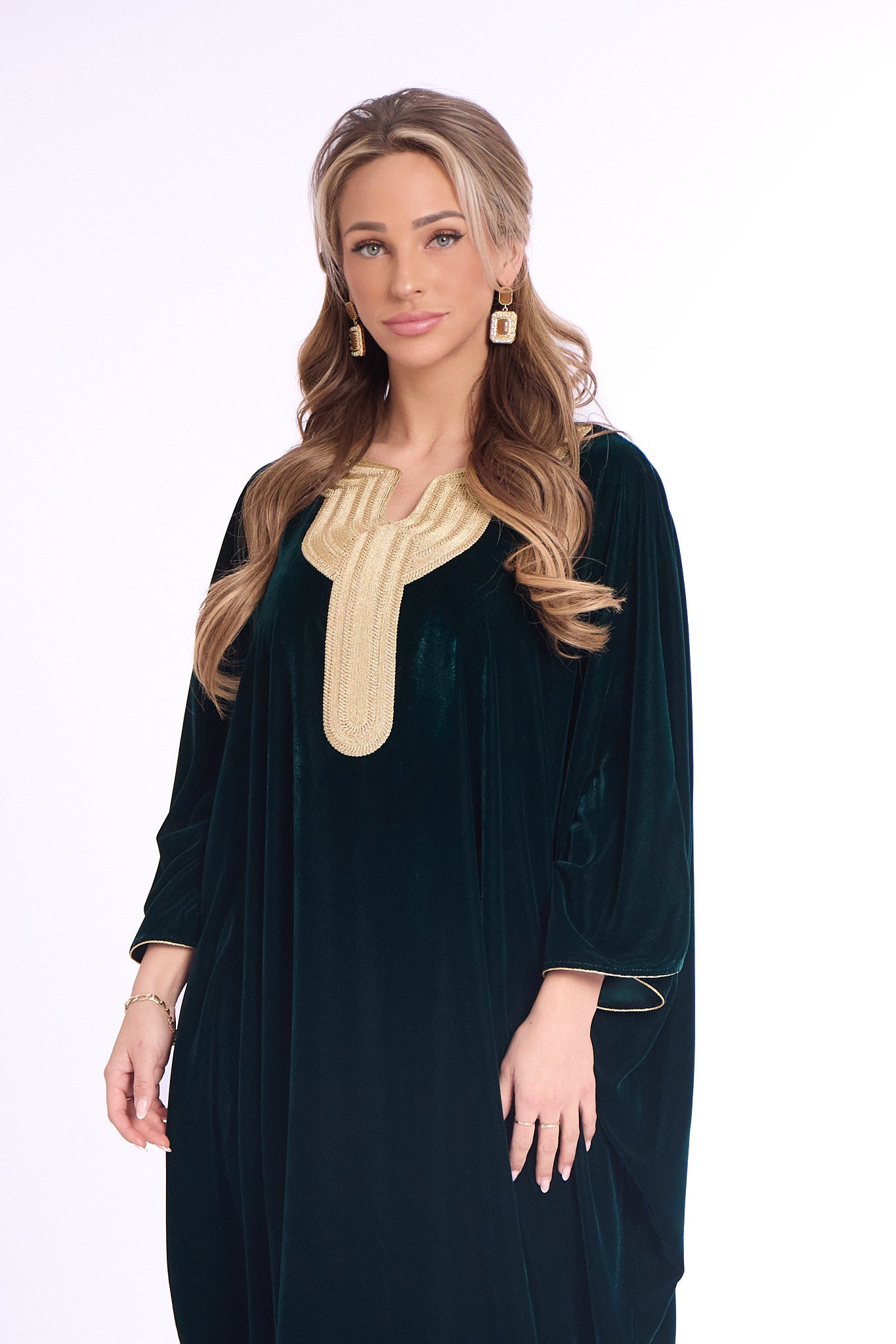 Caftan Omana Blue Petrol