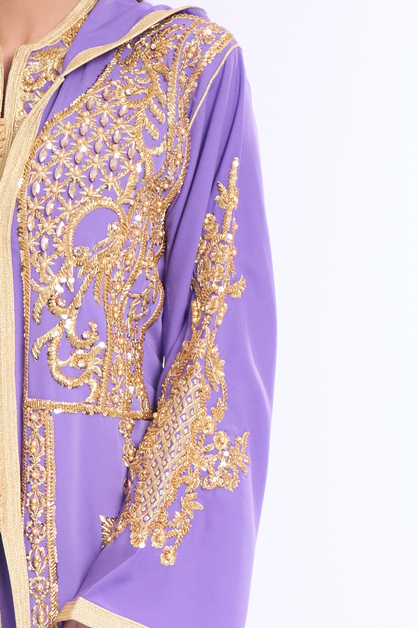 Exclusive Jalaba Soha Lilac