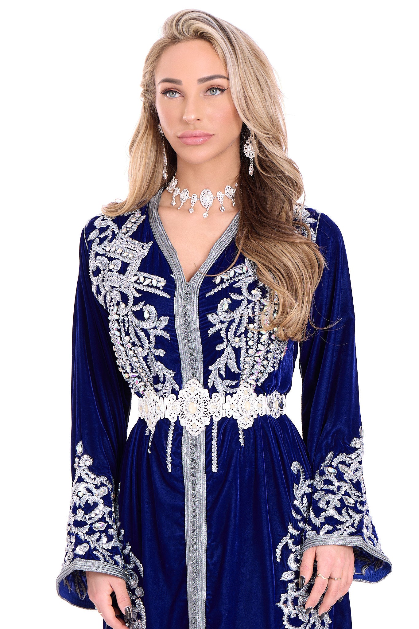 Caftan Abeer  Royalblue