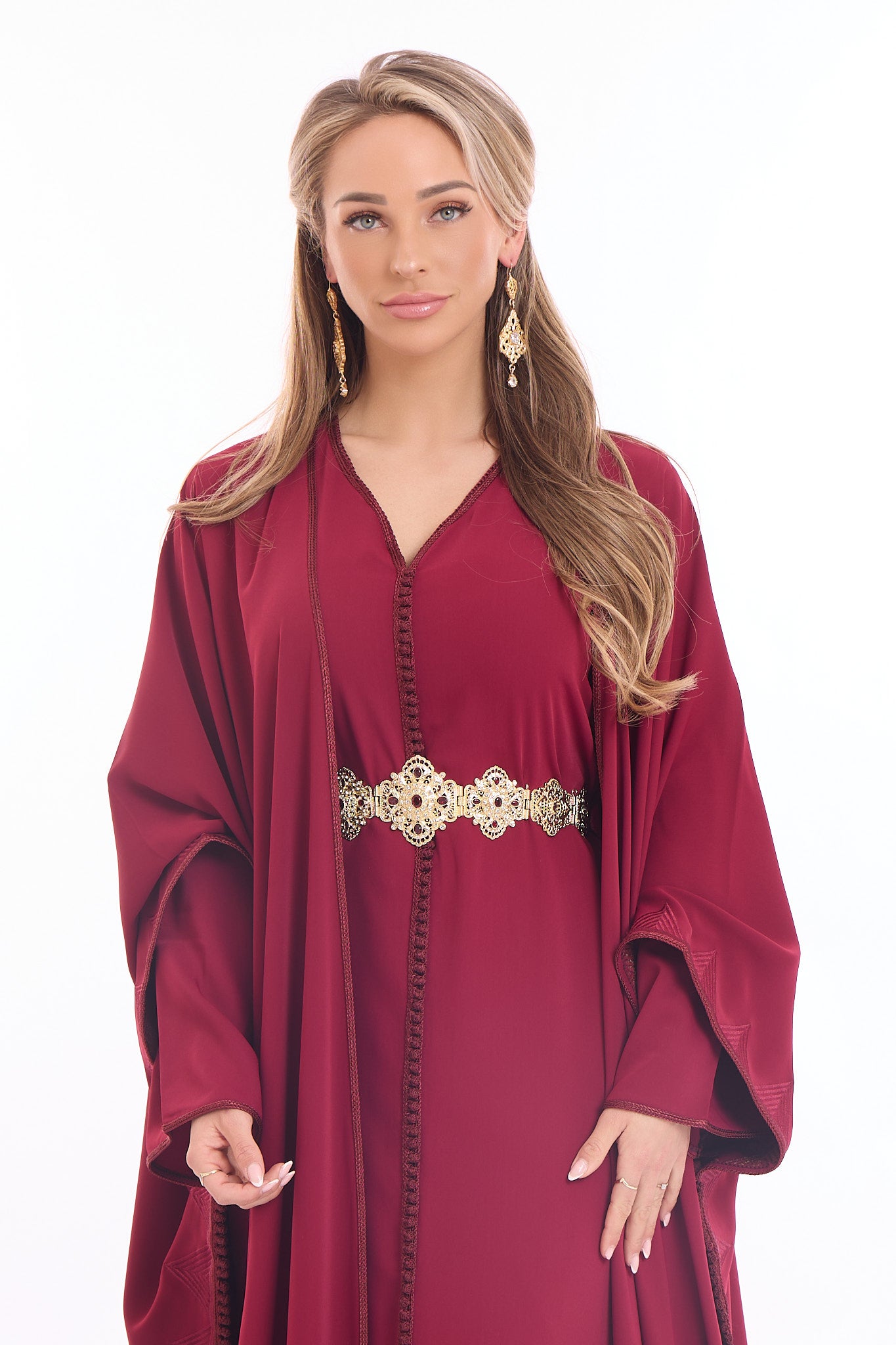 Caftan Fatin Pomegrante