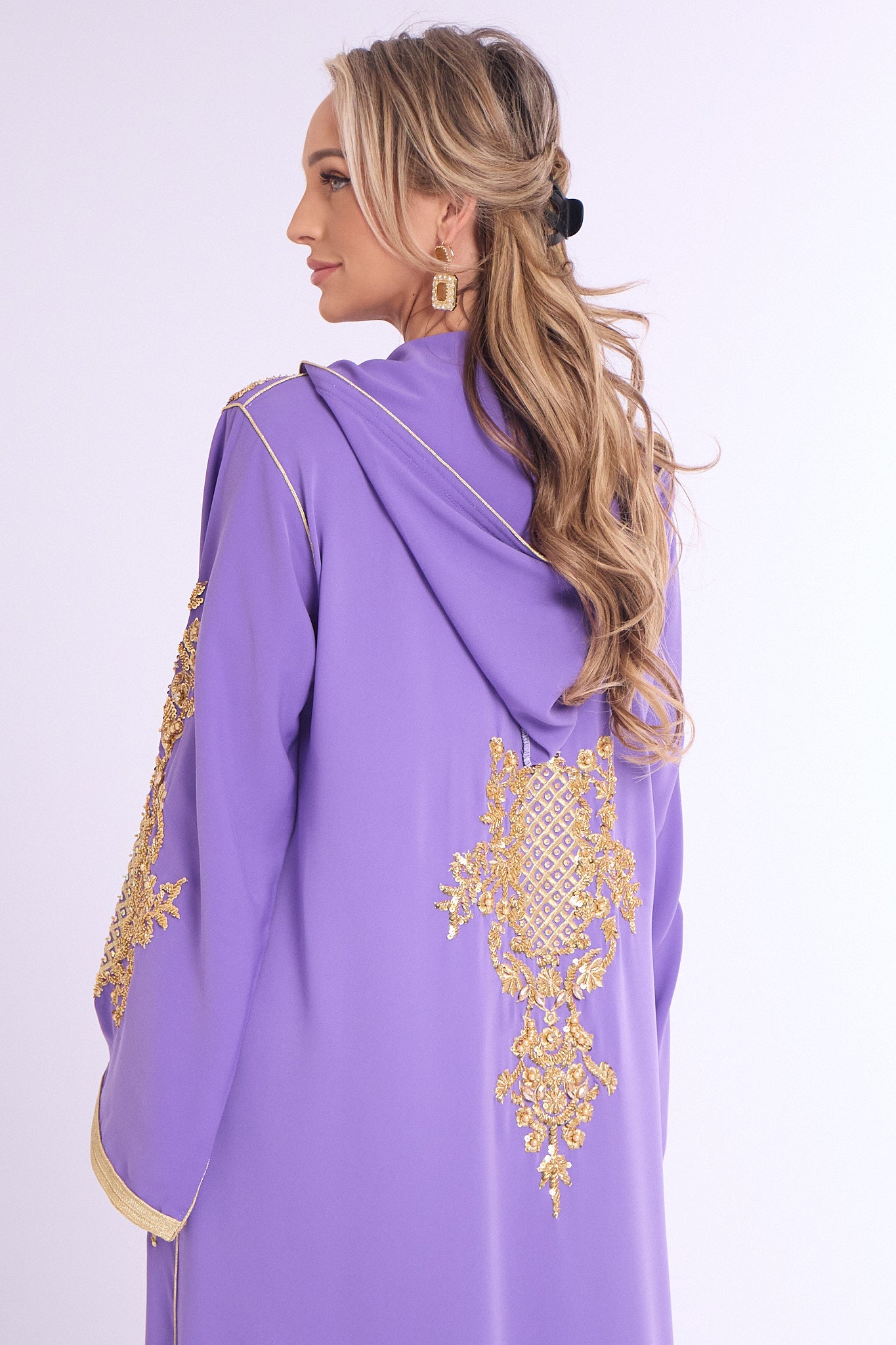 Exclusive Jalaba Soha Lilac