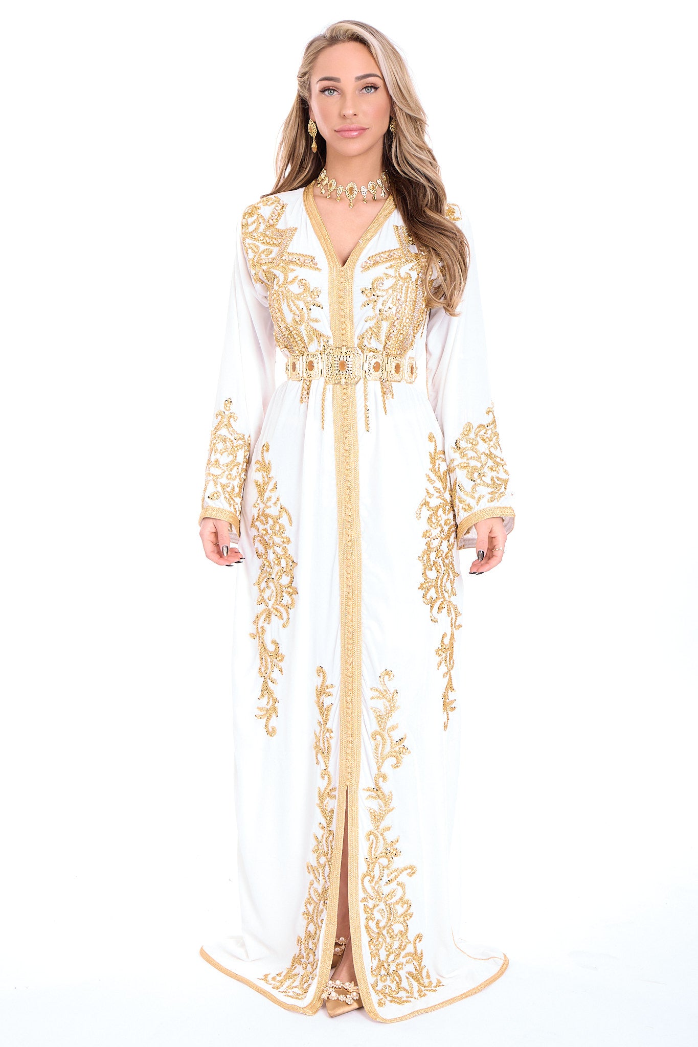 Caftan Abeer White
