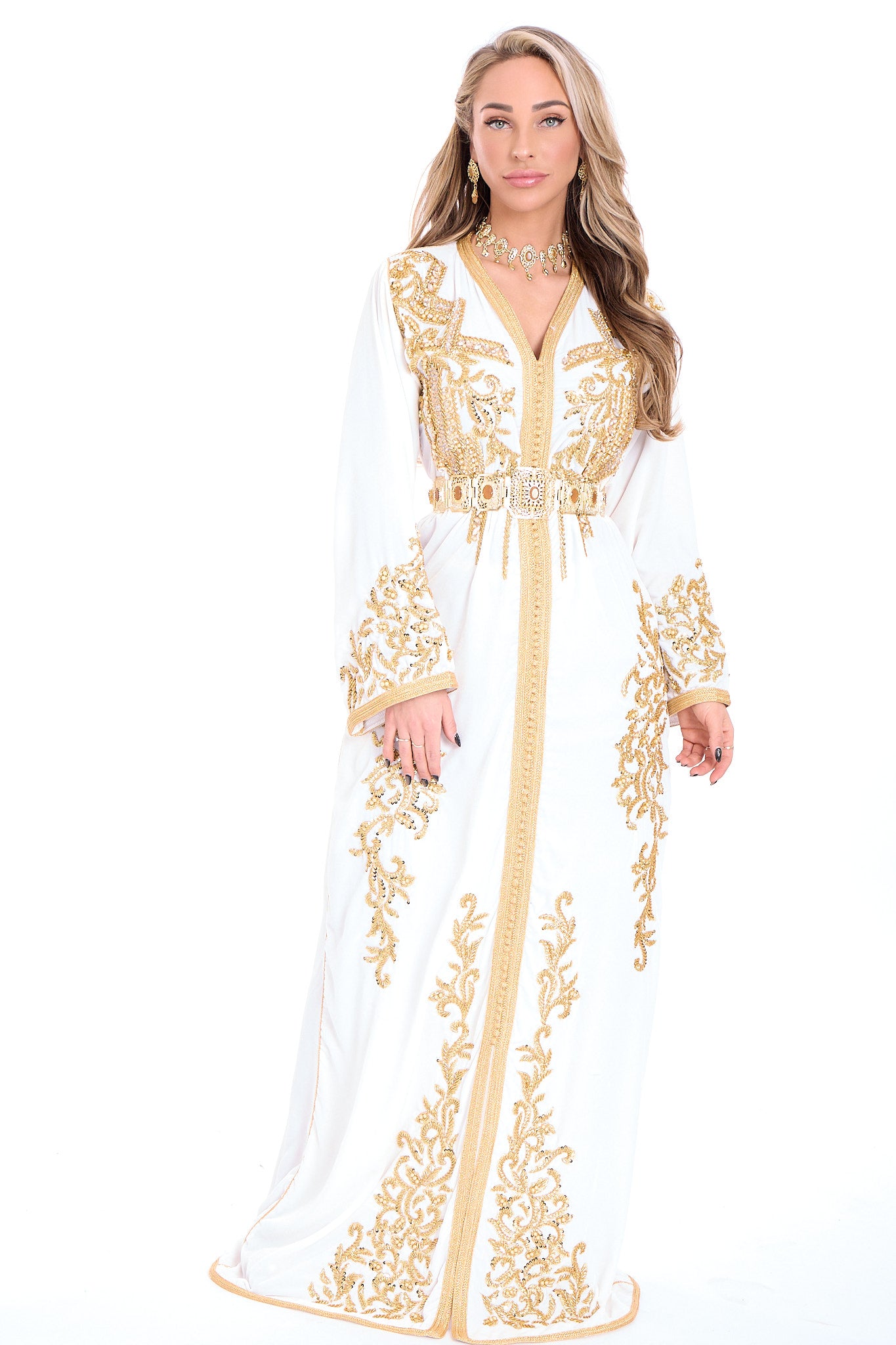Caftan Abeer White