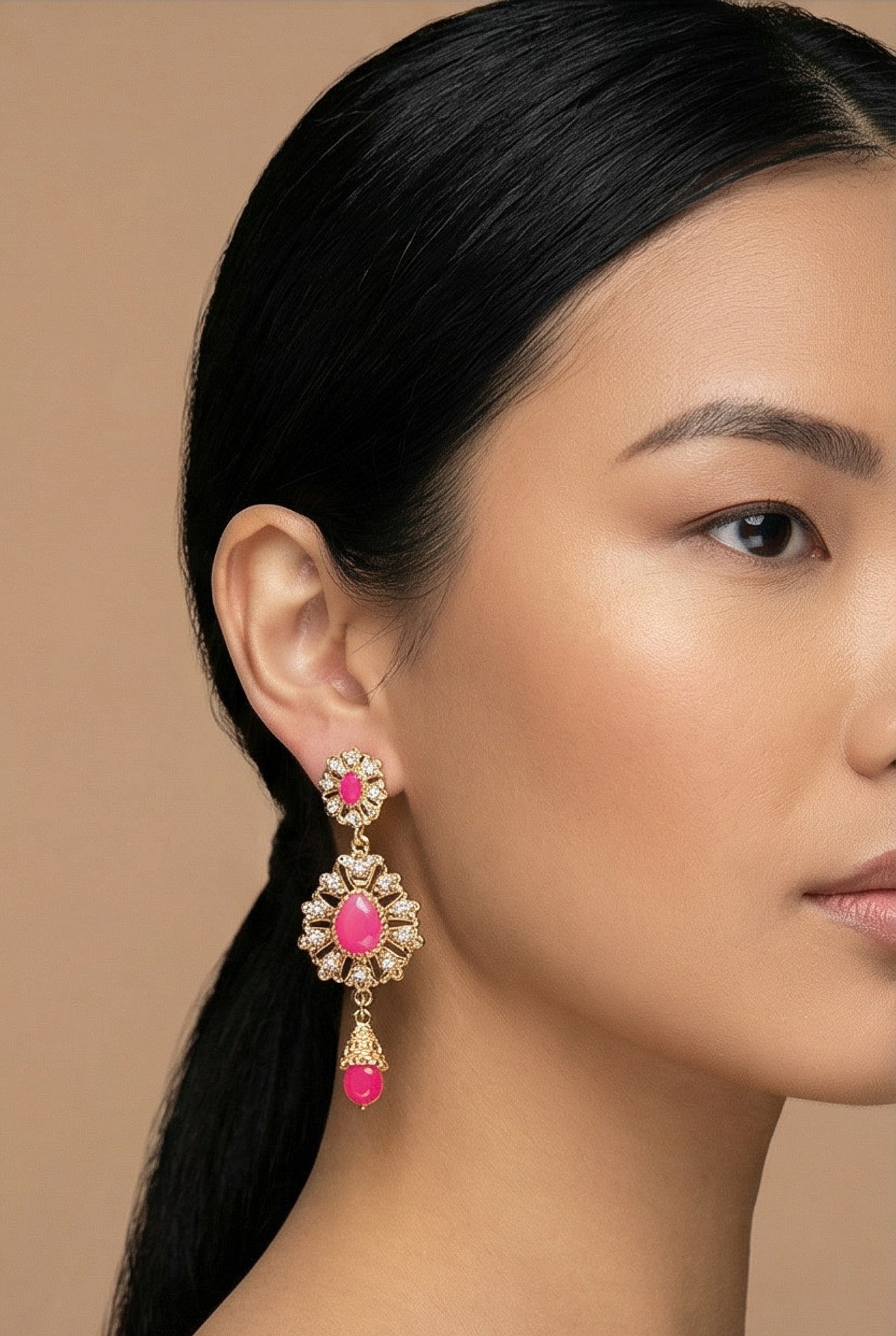 Fuchsia Ara Earrings