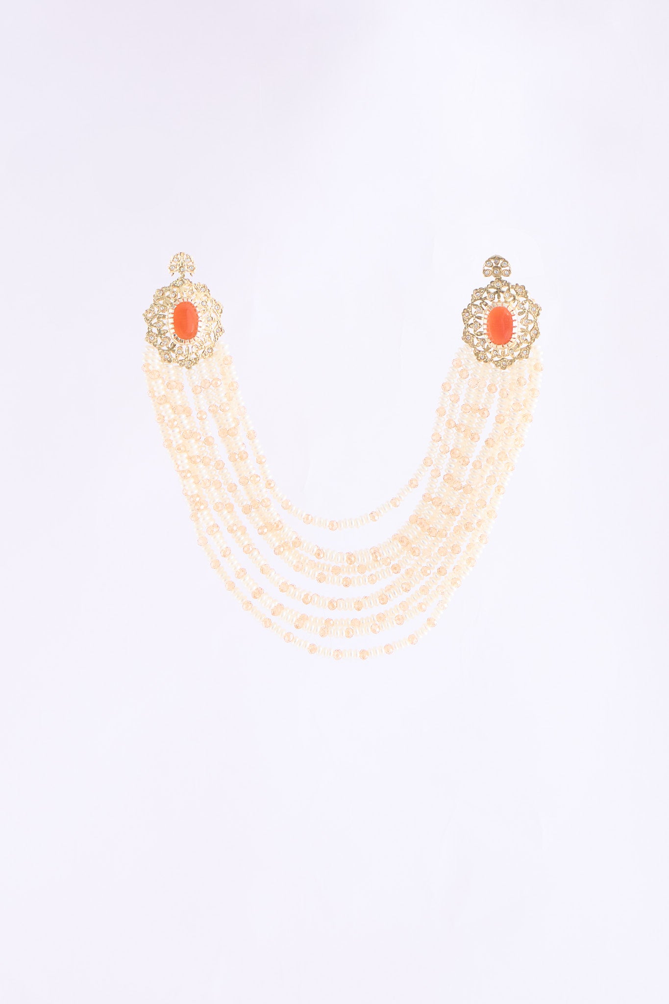 shoulder Necklace Brokenwhite