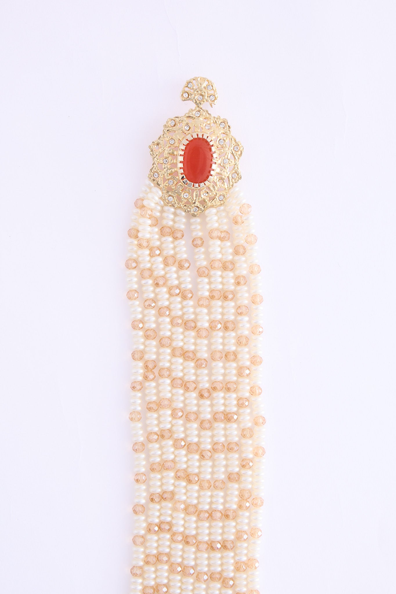 shoulder Necklace Brokenwhite