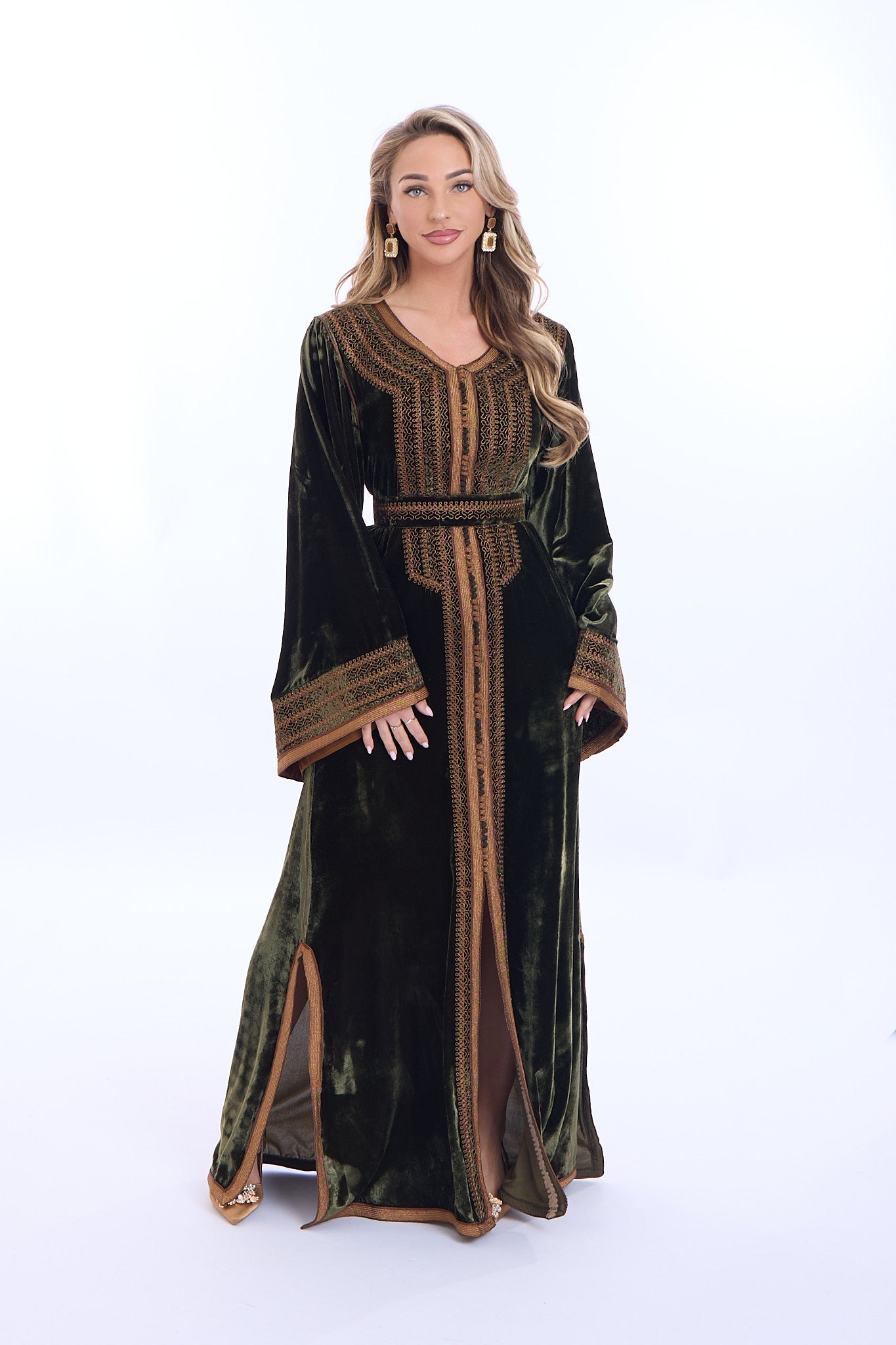 Caftan Huda Olivegreen