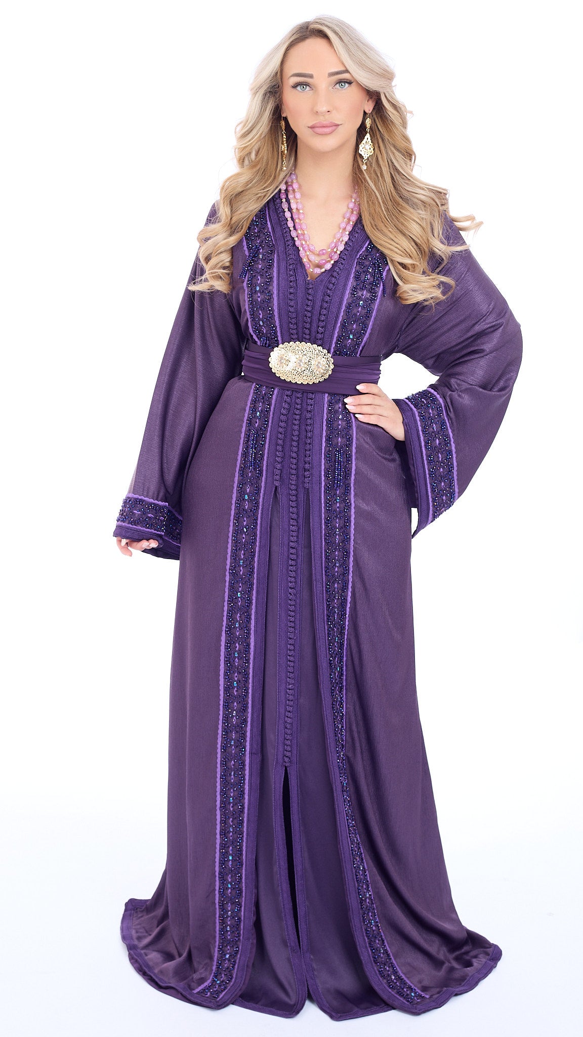 Caftan Maram Rebecca Purple