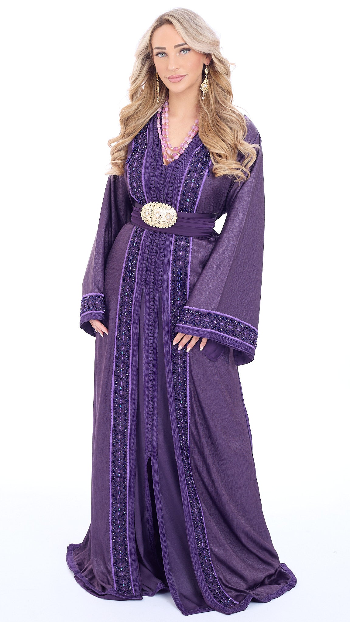 Caftan Maram Rebecca Purple