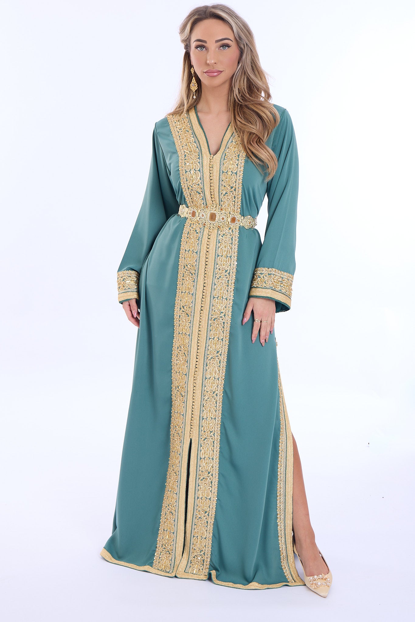 Caftan  Lina Darkseagreen