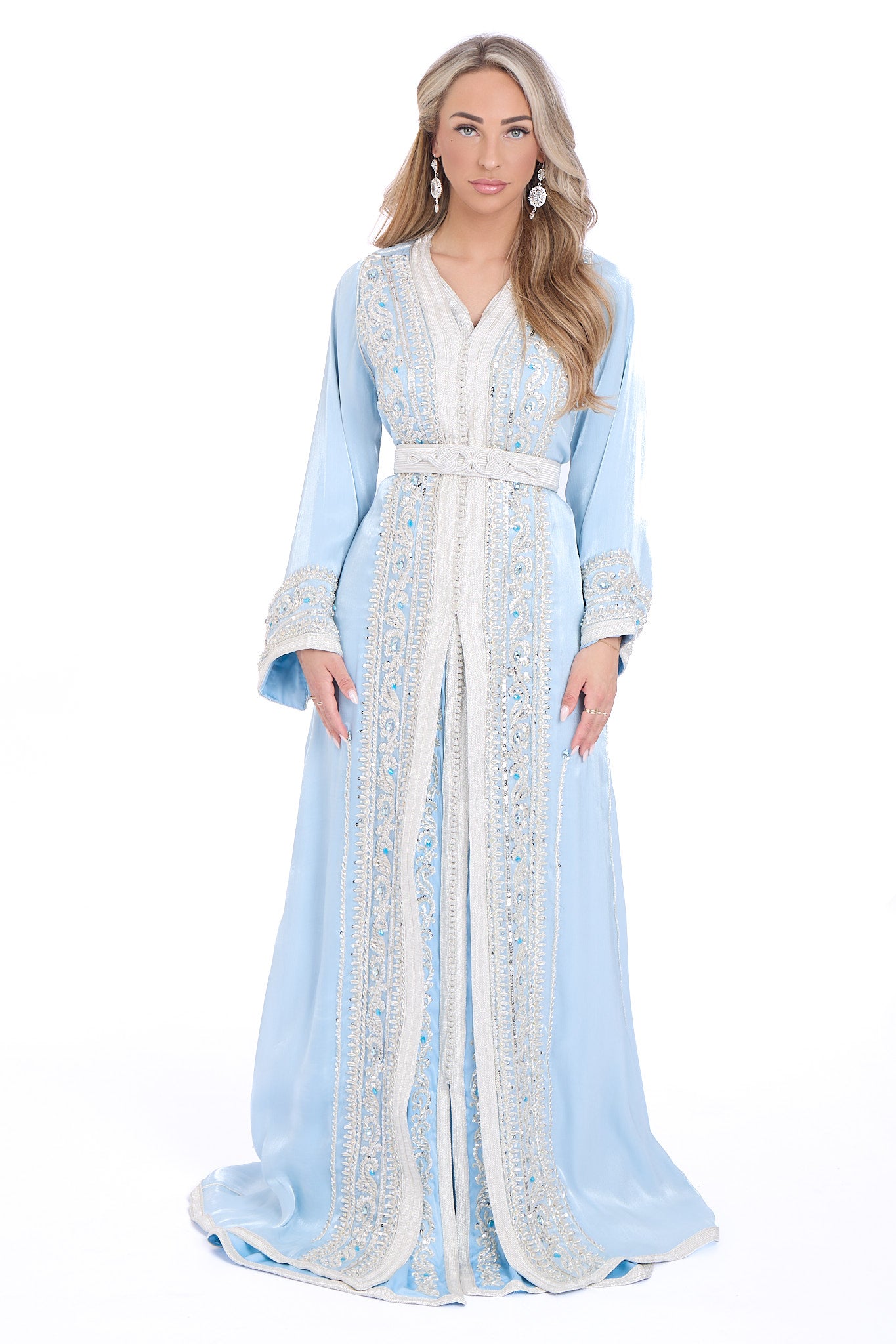 Caftan Sara Light blue