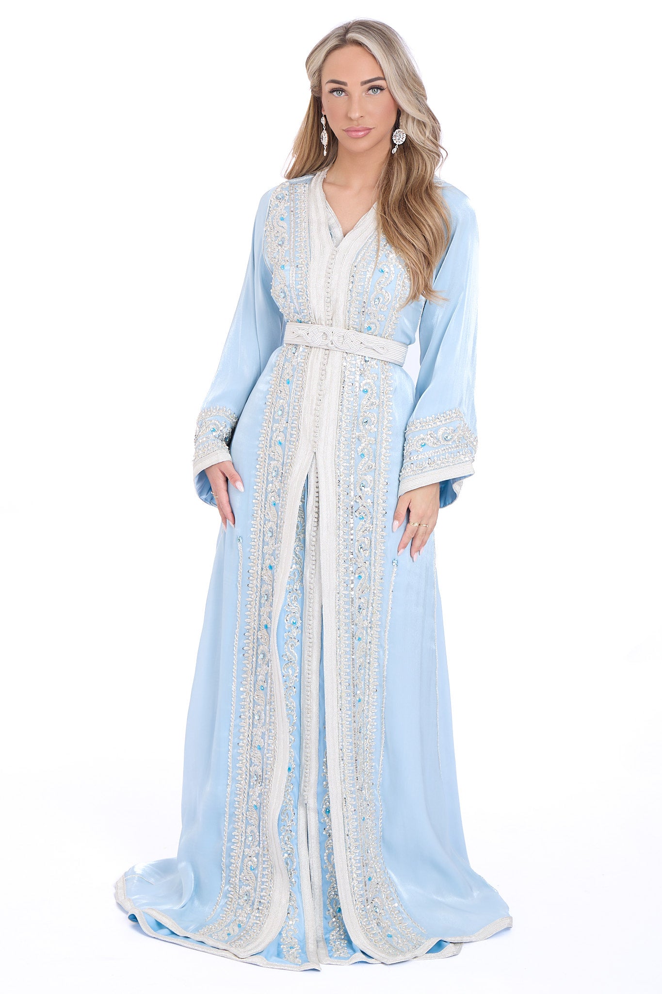 Caftan Sara Light blue