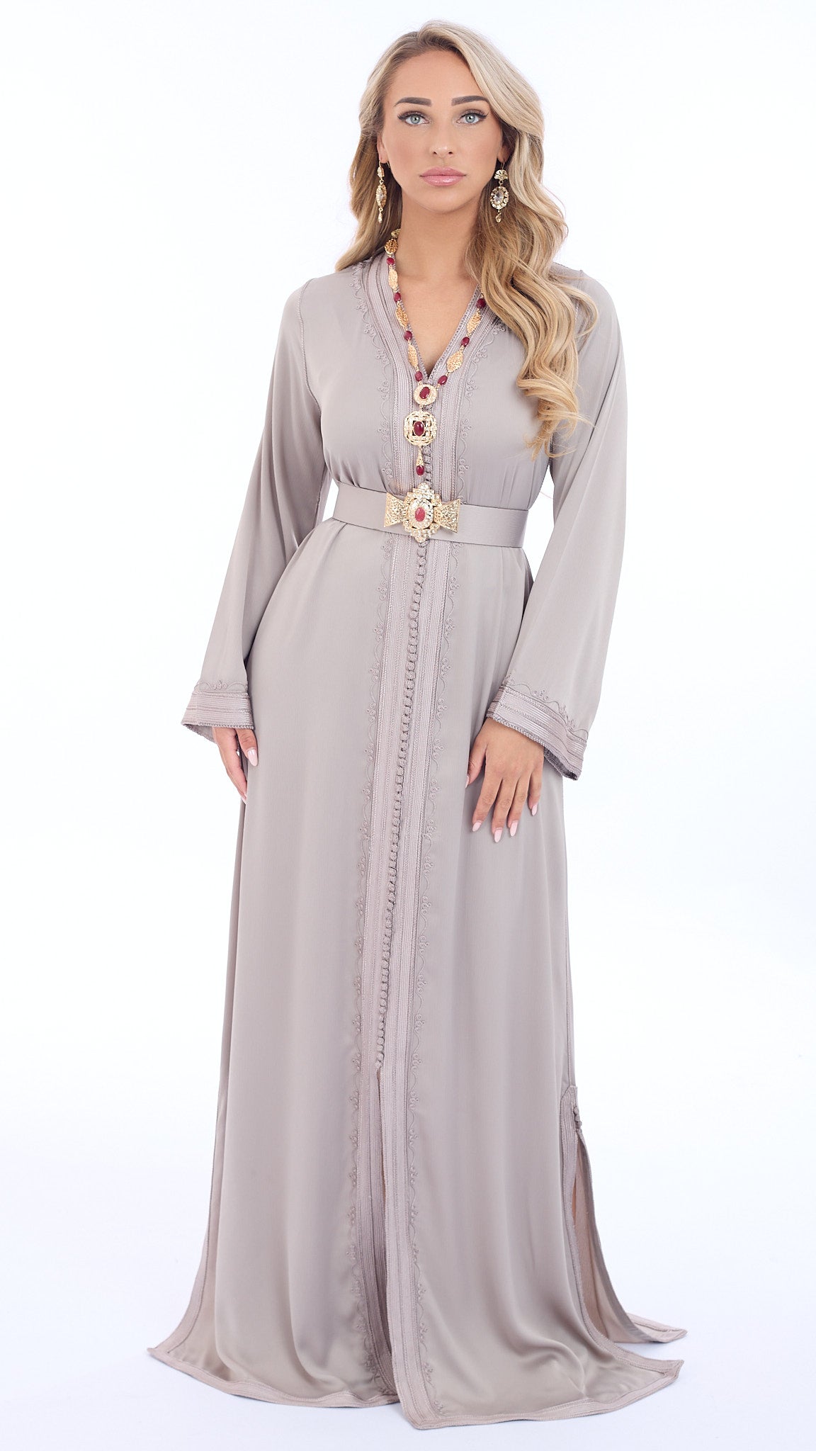 Caftan Riham Thistle