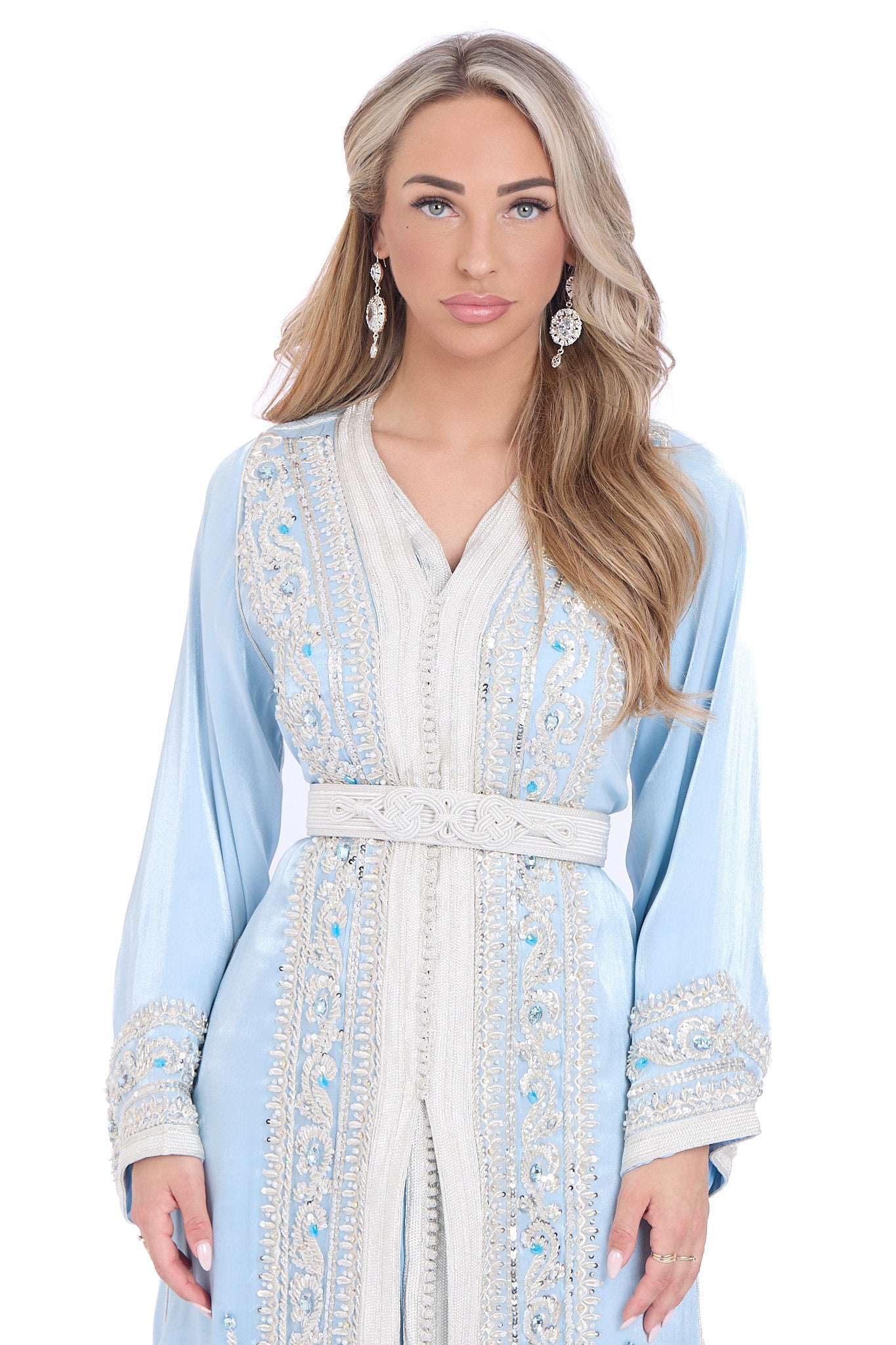 Caftan Sara Light blue