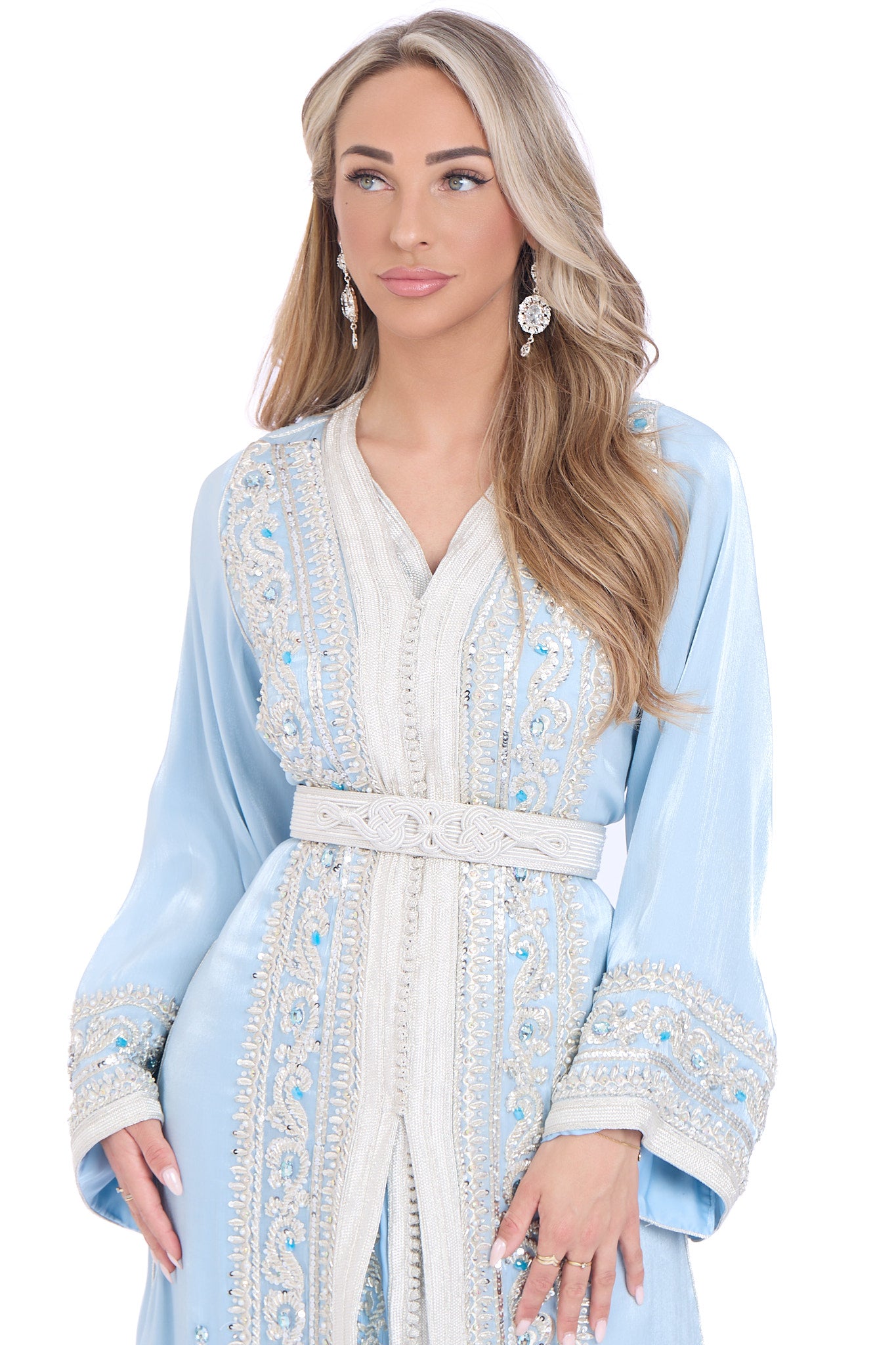 Caftan Sara Light blue
