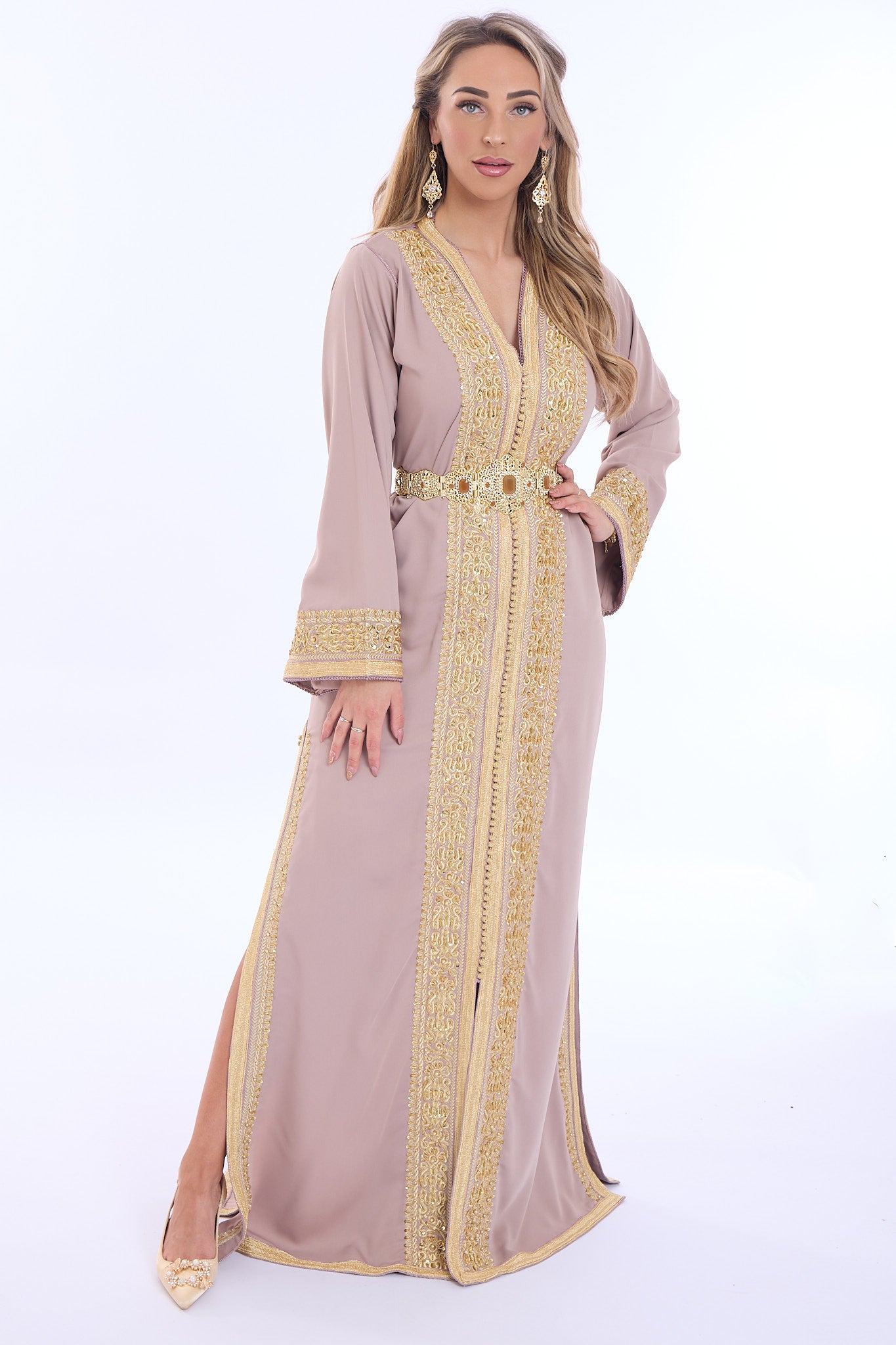 Caftan  Lina Light Pink