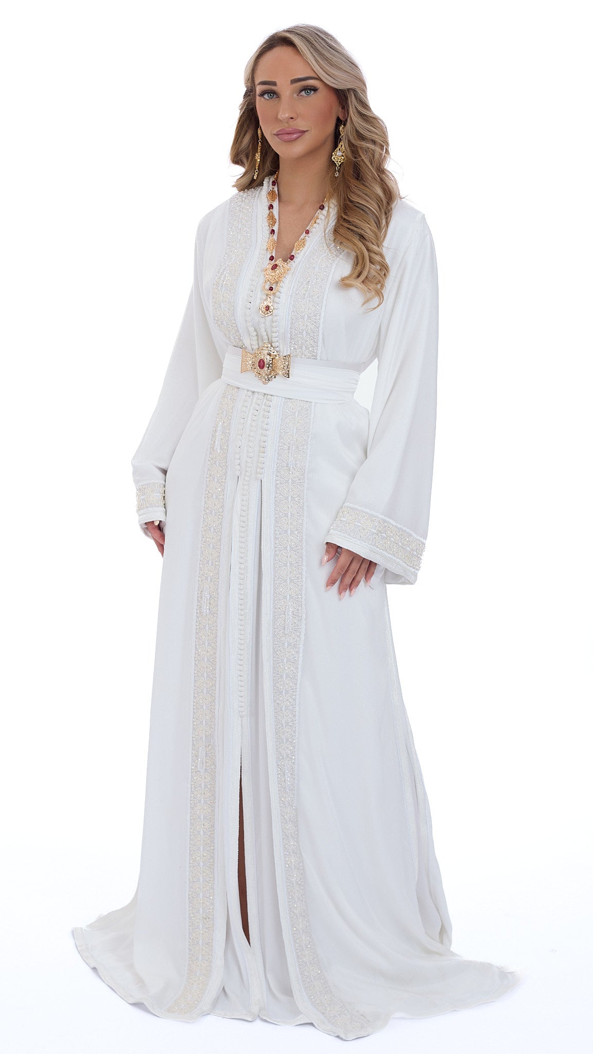 Caftan Maram Brokenwhite