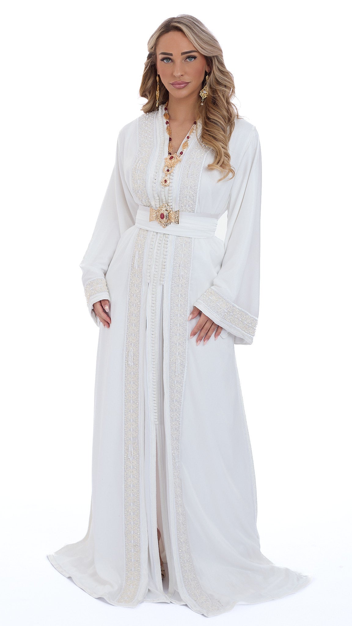 Caftan Maram Brokenwhite