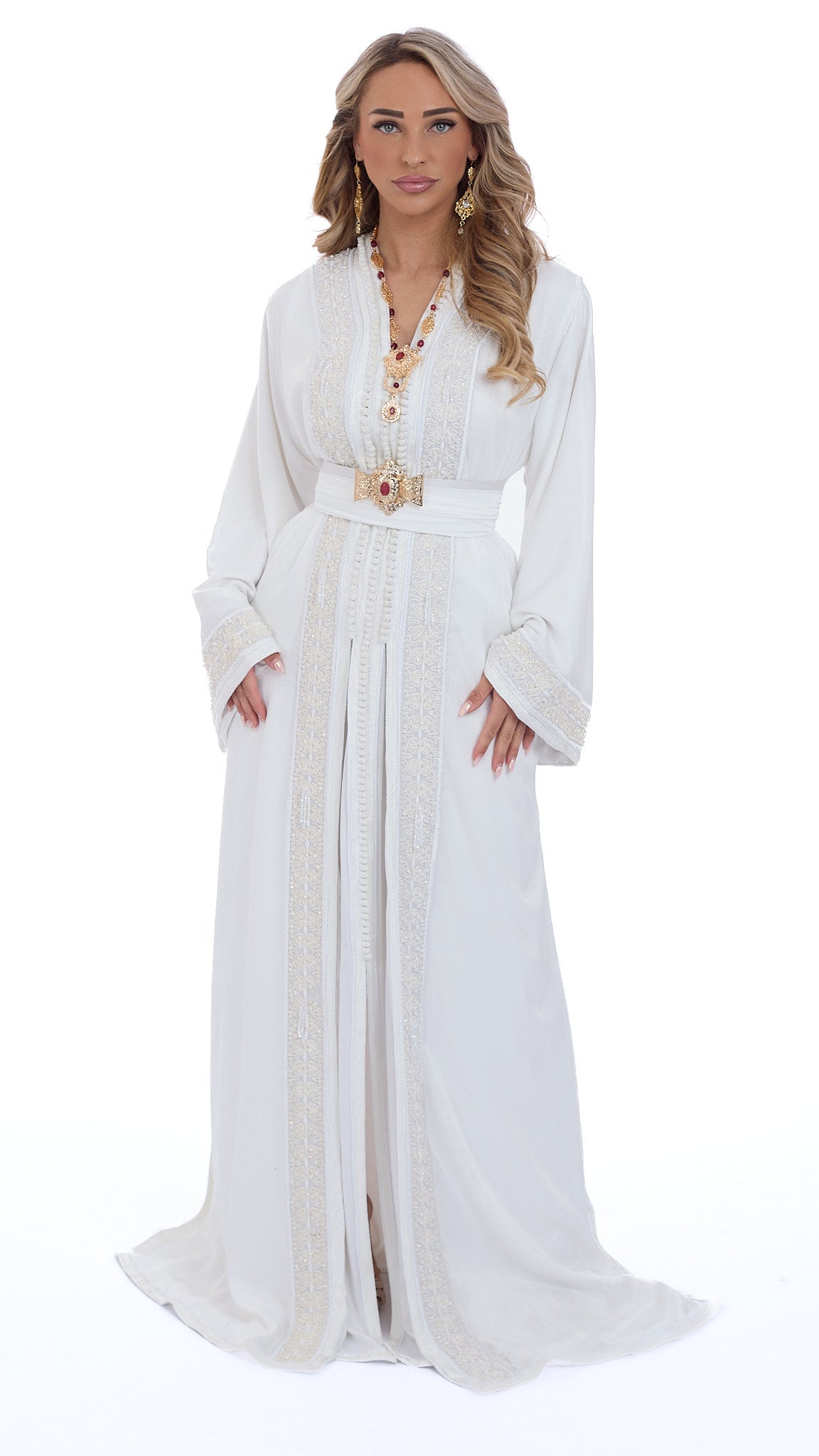Caftan Maram Brokenwhite