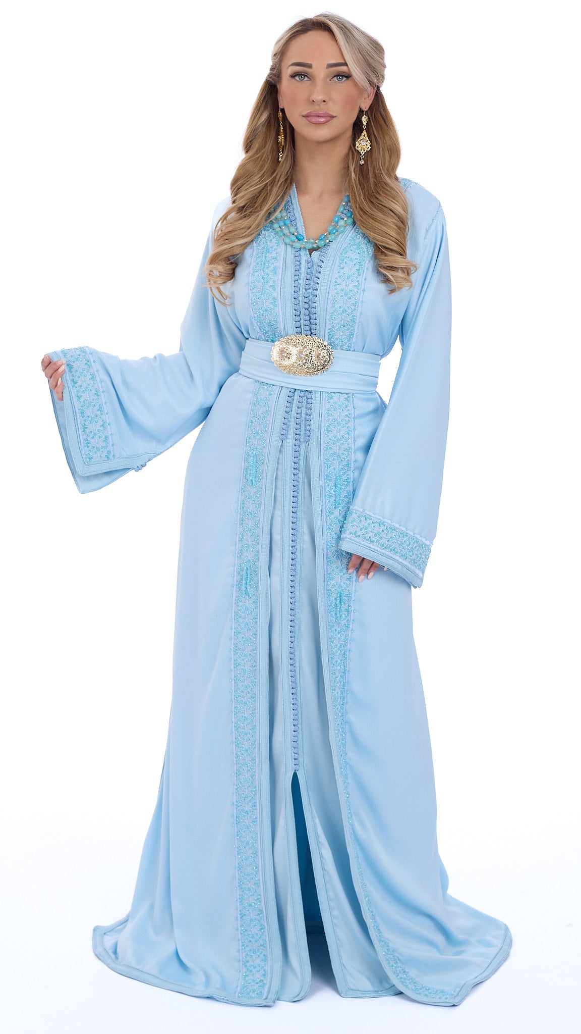Caftan Maram Lightblue