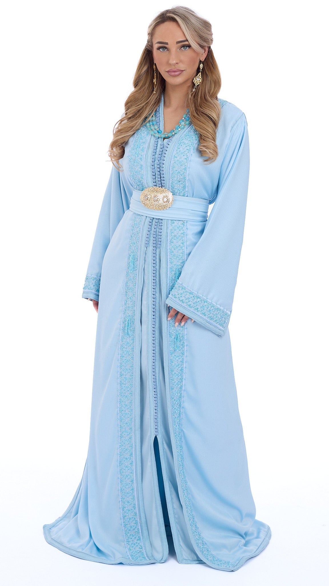 Caftan Maram Lightblue