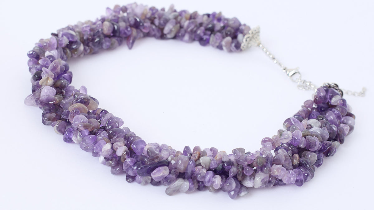 Necklace Zozo Purple