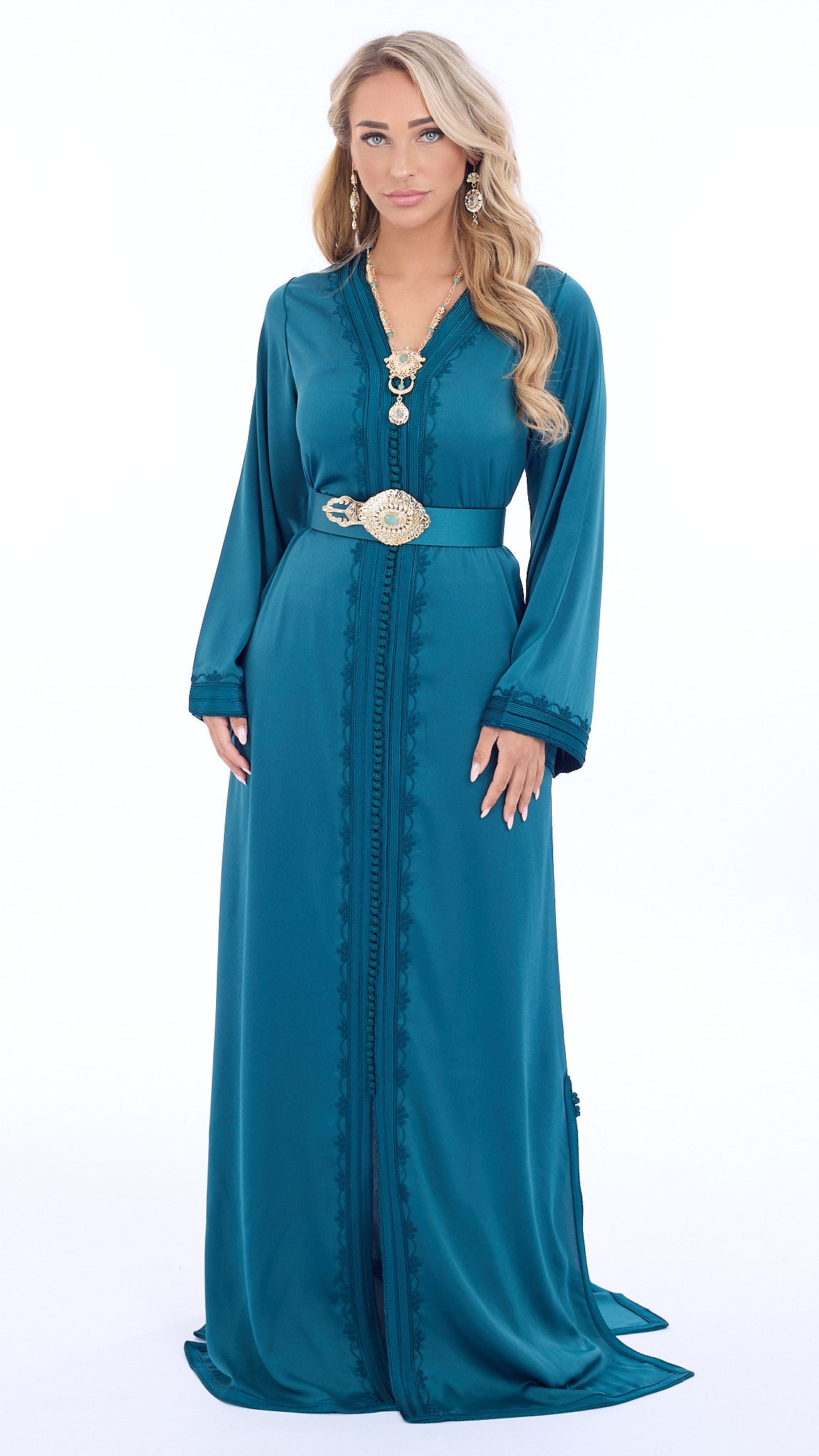 Caftan Riham Insectgreen