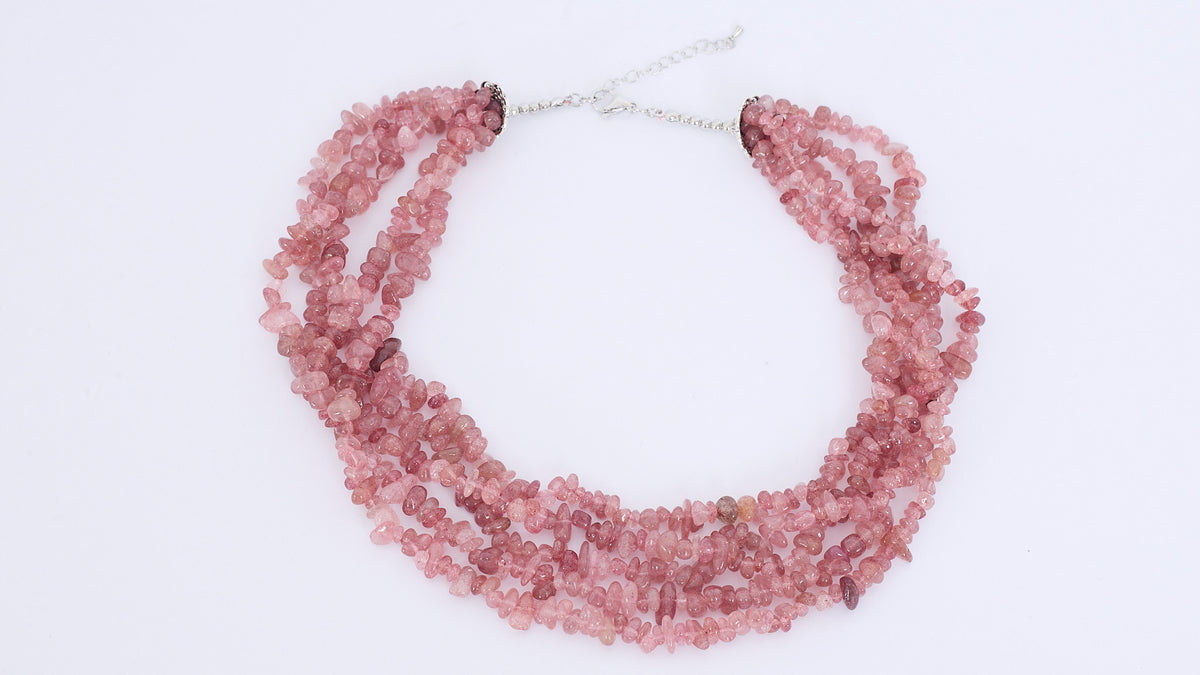 Necklace Zozo Paleviolet Pink