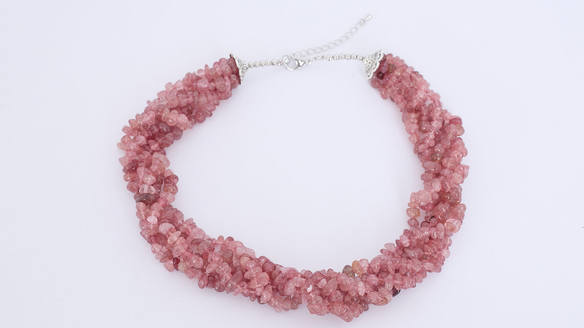 Necklace Zozo Paleviolet Pink