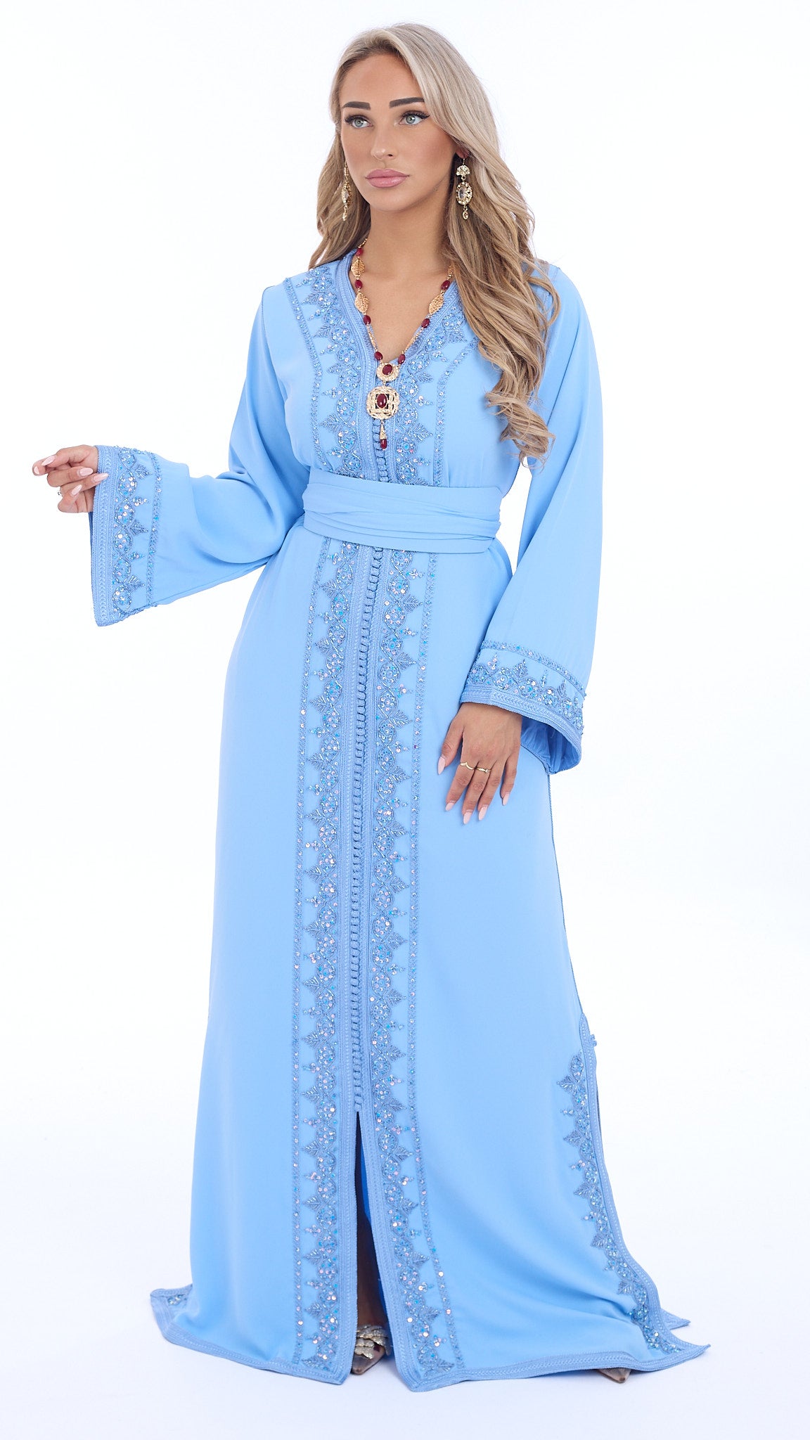 Caftan Lamyae Lightblue