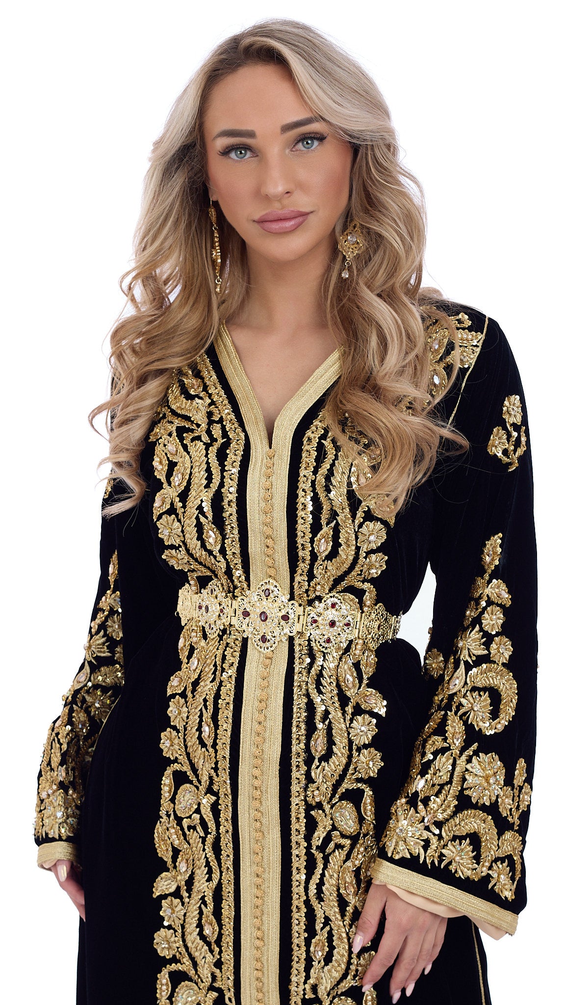 Caftan Rawan Black/Gold