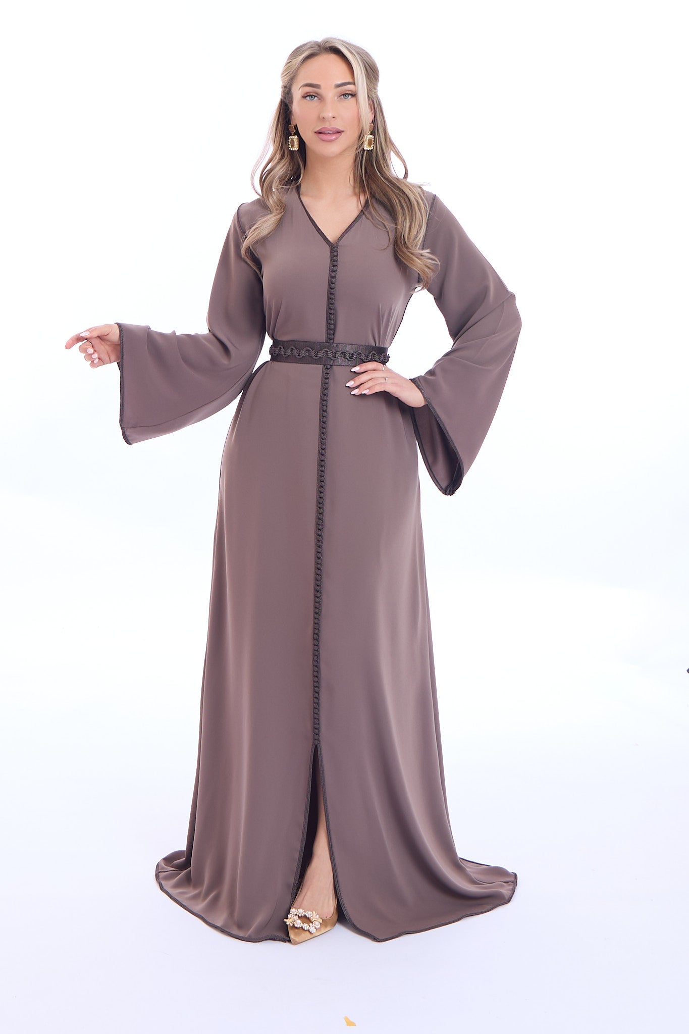 Caftan Aya Brown