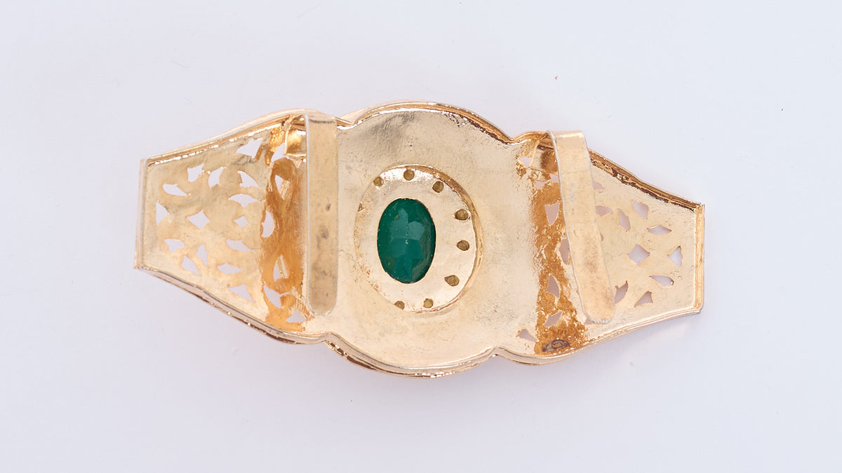 Belt Broch Zaz Gold/Darkgreen