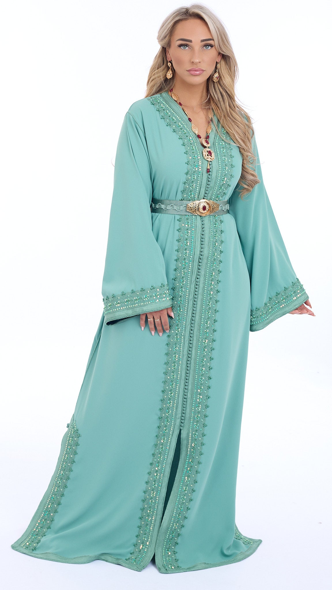 Caftan Yasmin Mintgreen