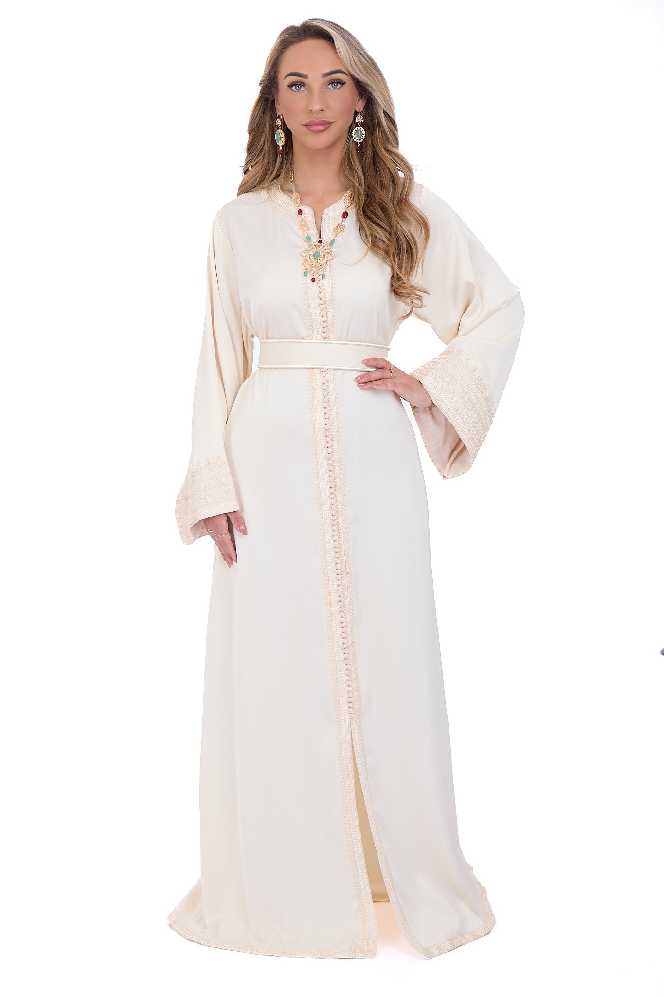 Caftan Naylah Brokenwhite