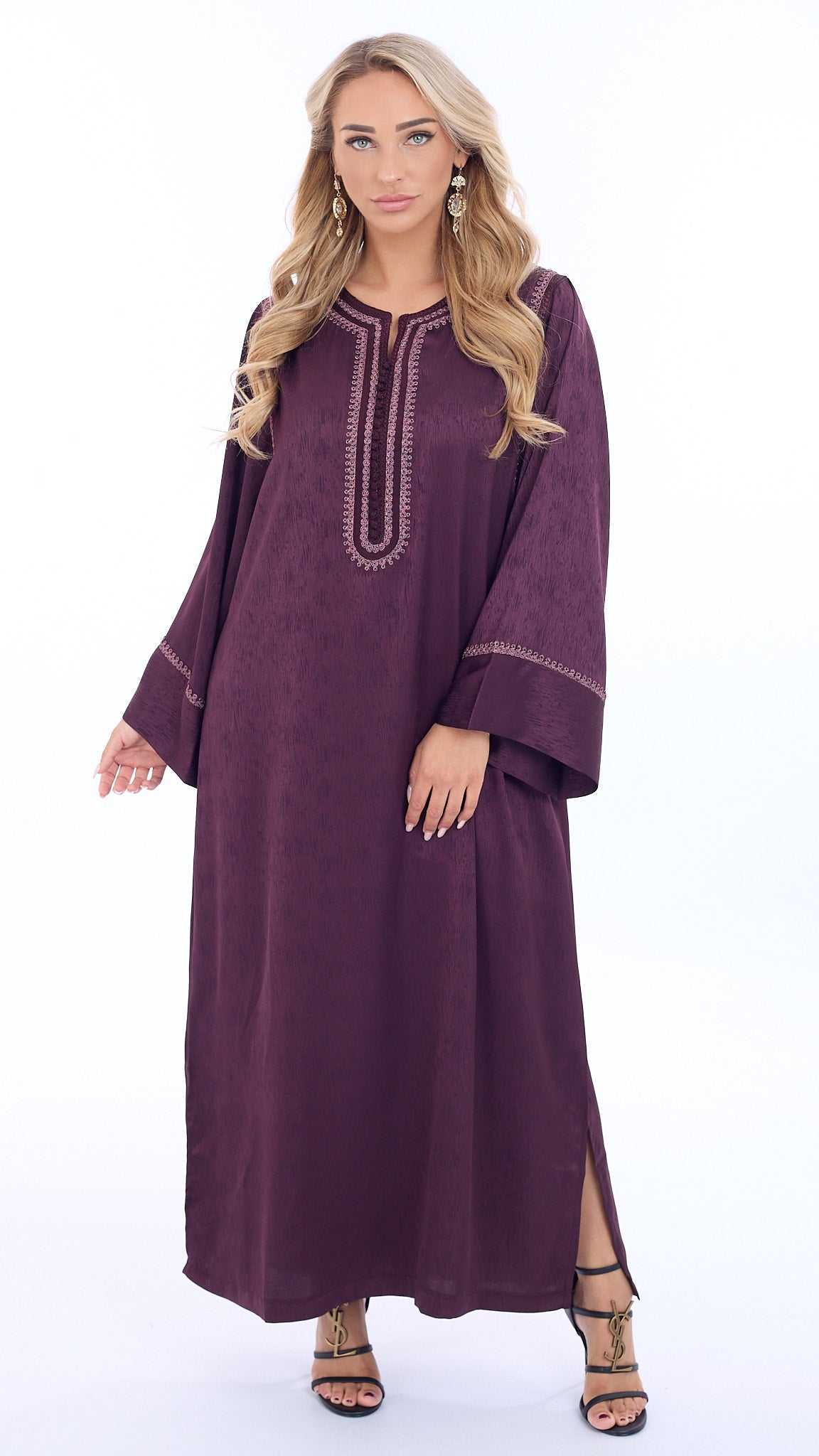 Caftan Aaliya Pomegrante